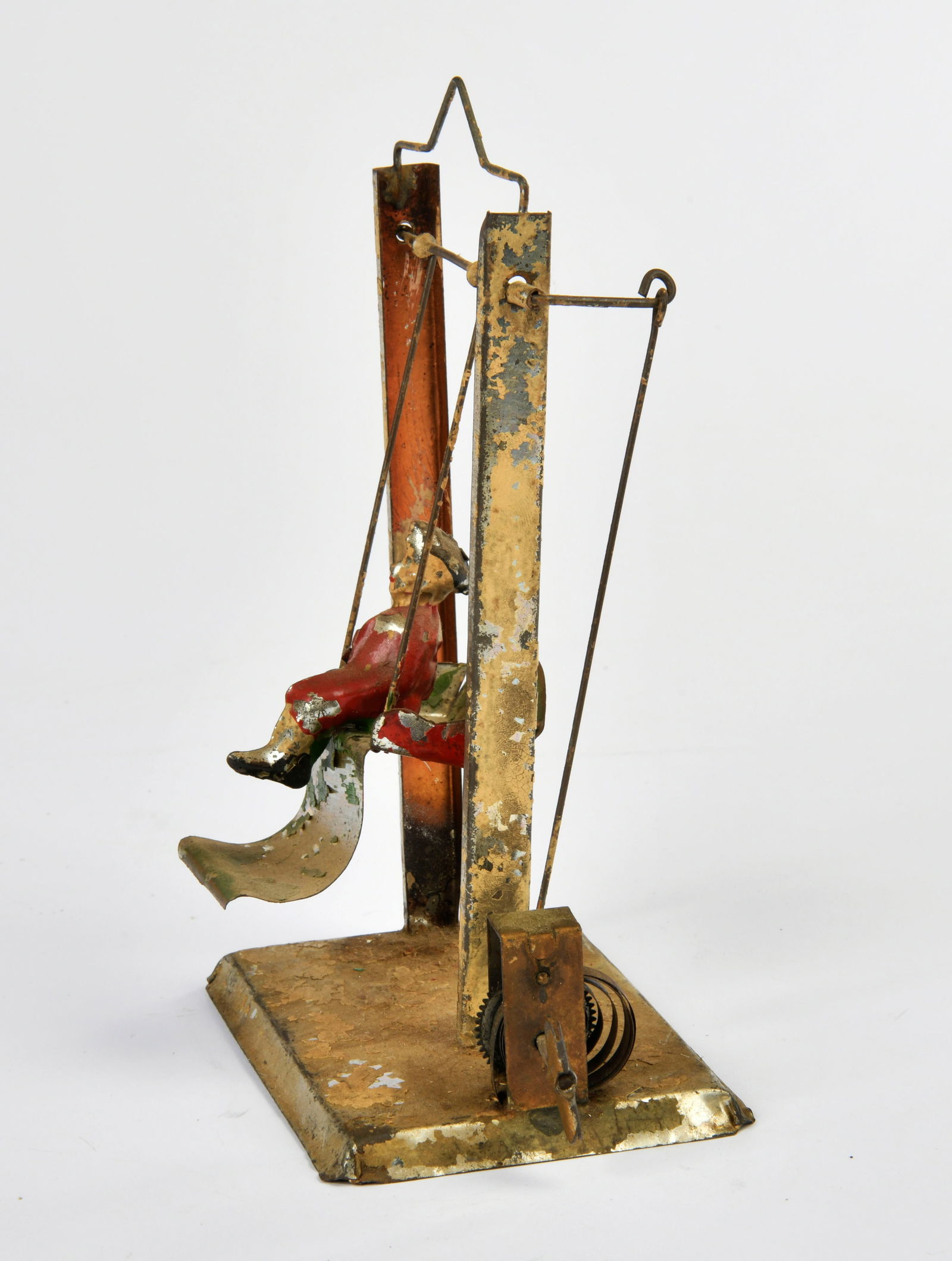 Gunthermann, Kind auf Schaukel: Gunthermann, kid on swing, Germany pw, 17 cm, cw ok, paint d., C 3