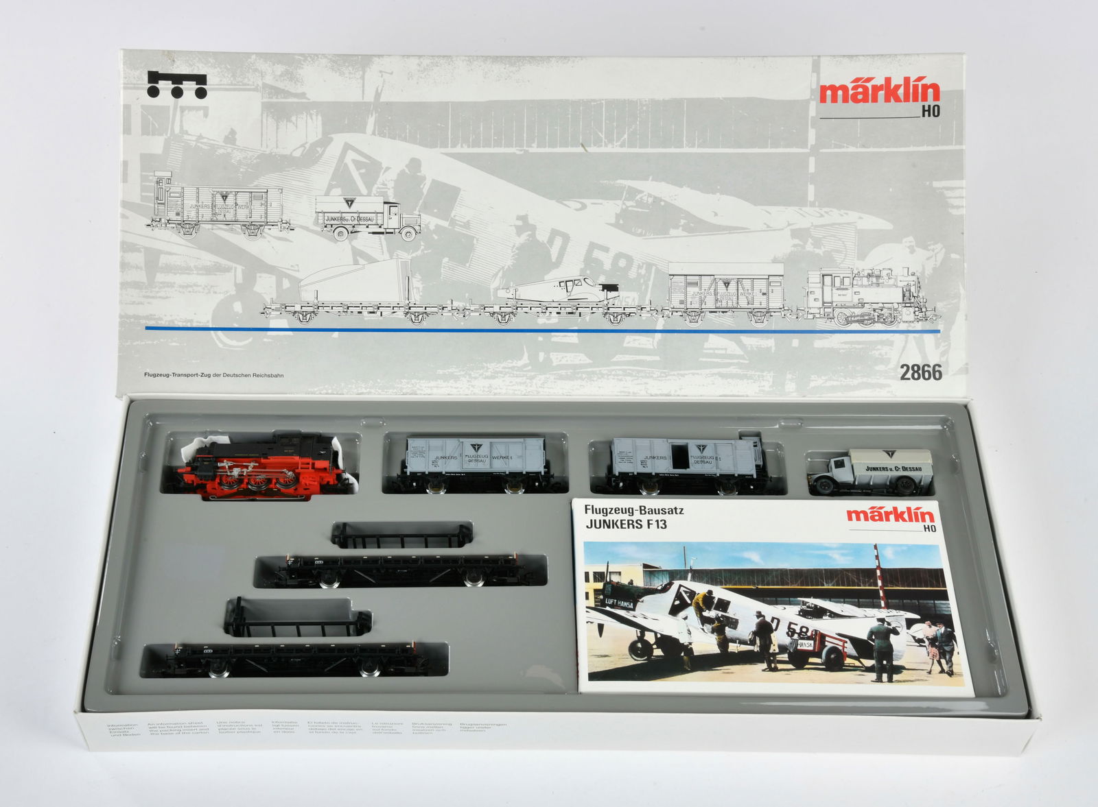 Marklin, 2866 Guterzug Junkers Flugzeug-Transport (1 of 1)