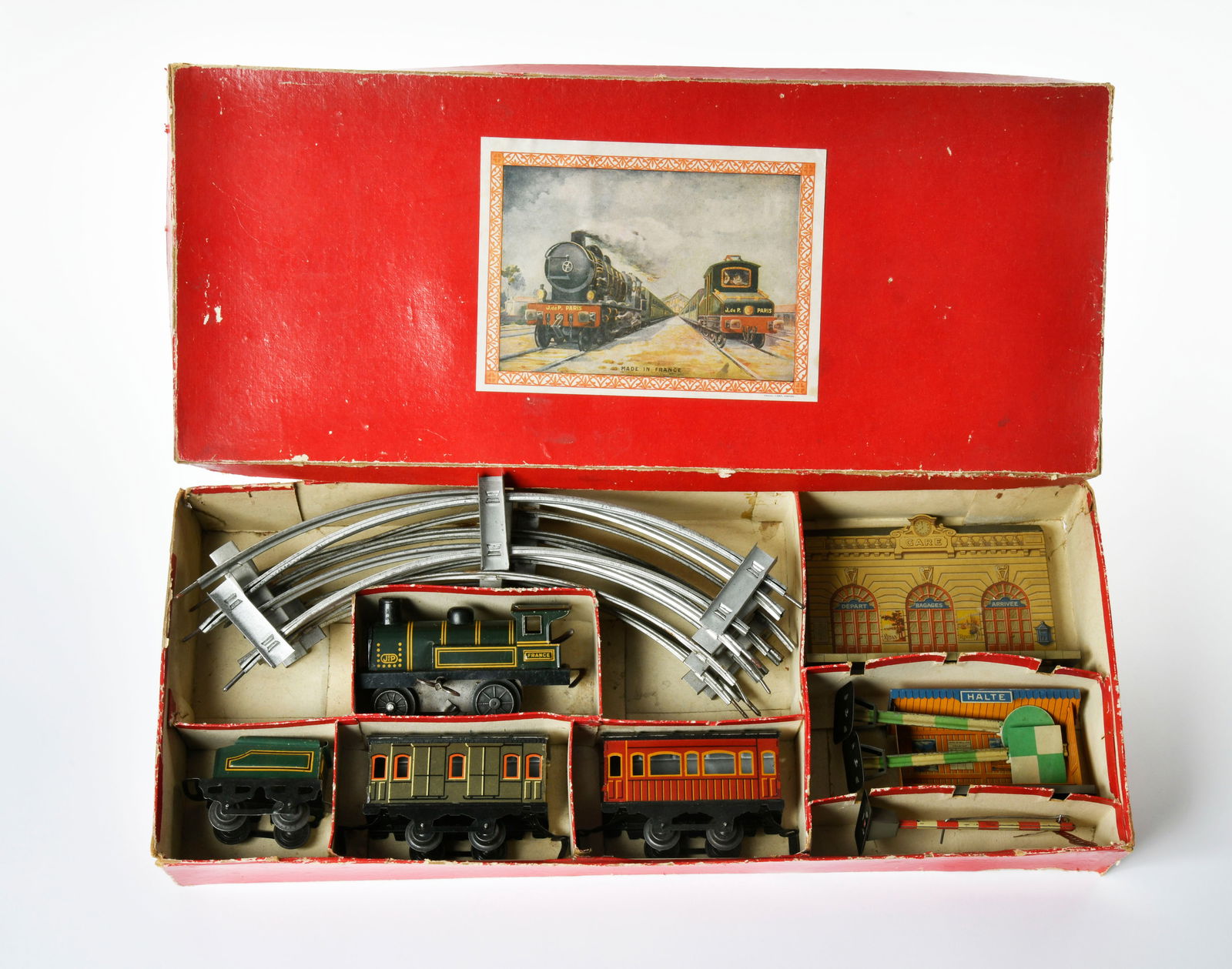 JEP, Zugpackung mit Zug und Bahnhof (1 of 1)