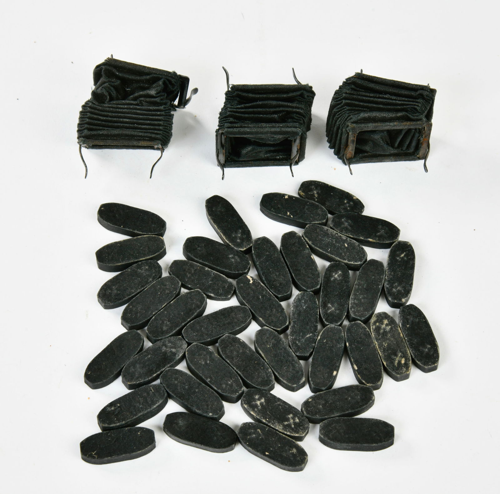 Konvolut 3 Balgen & Briketts: Bundle 3 bellows & briquettes, Germany pw, C 1-2