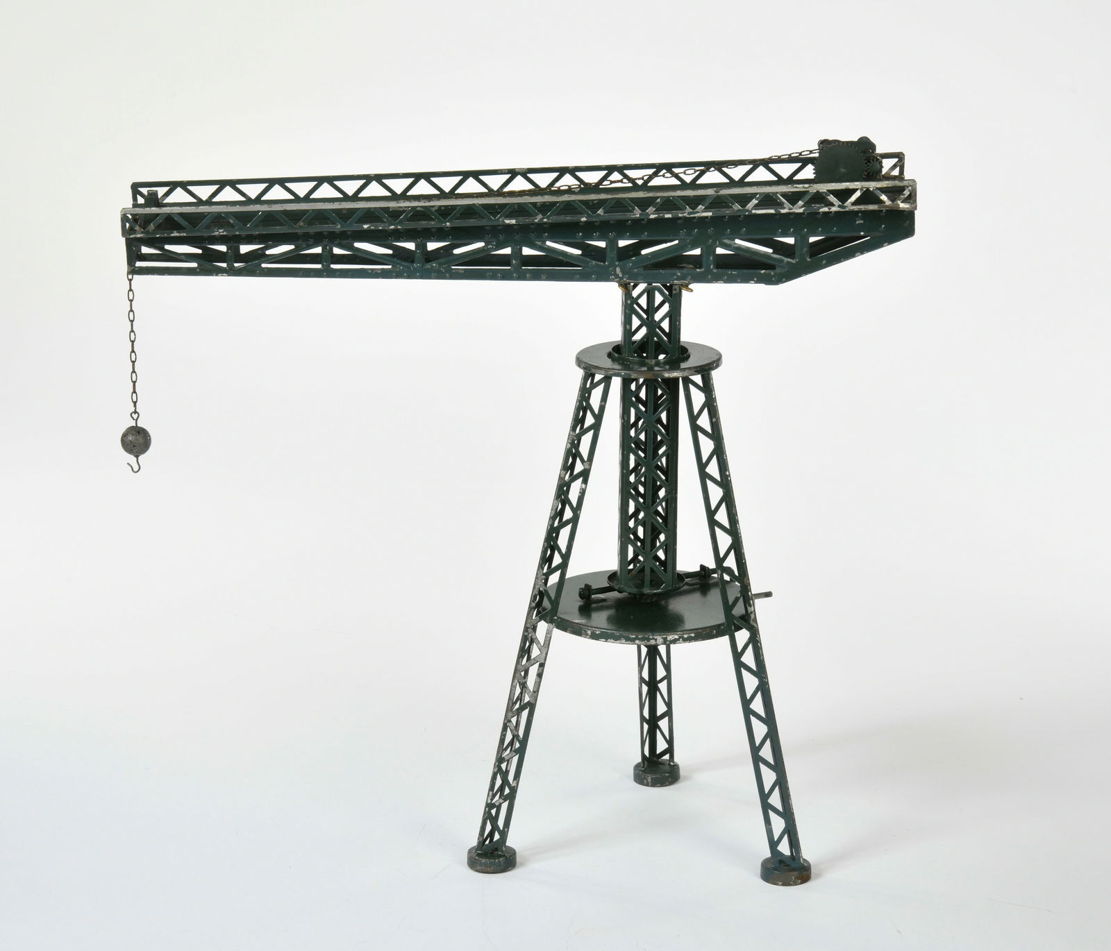 Marklin, Hafenkran No 2584: Marklin, harbour crane no 2584, gauge 1, Germany pw, 38 cm high, paint d., C 2