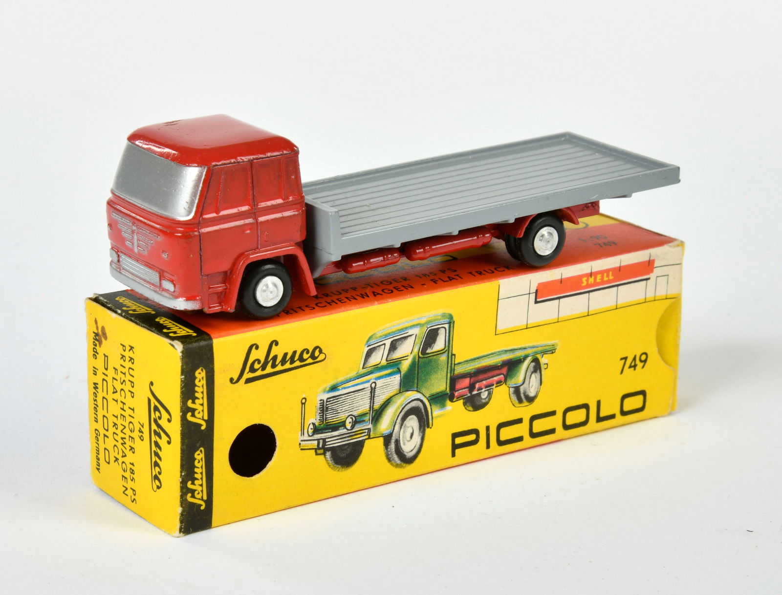 Schuco, Piccolo 749 Bussing Tiger Pritschenwagen (1 of 2)