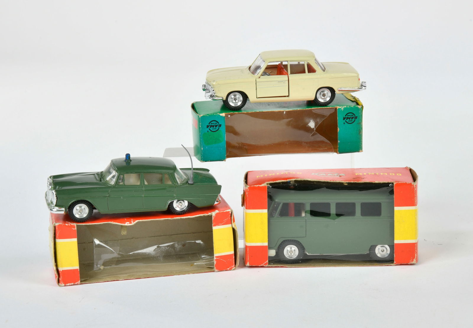 Gama Minimod, BMW 1800, Mercedes Polizei & VW Bus Polizei (1 of 1)