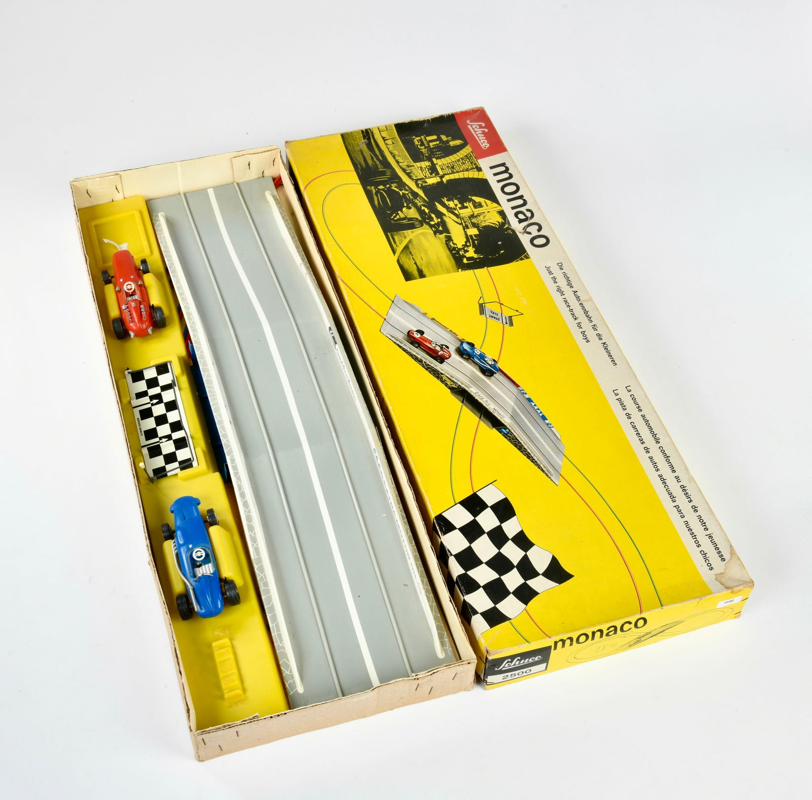 Schuco, Rennbahn "Monaco" mit 2 Autos (1 of 1)