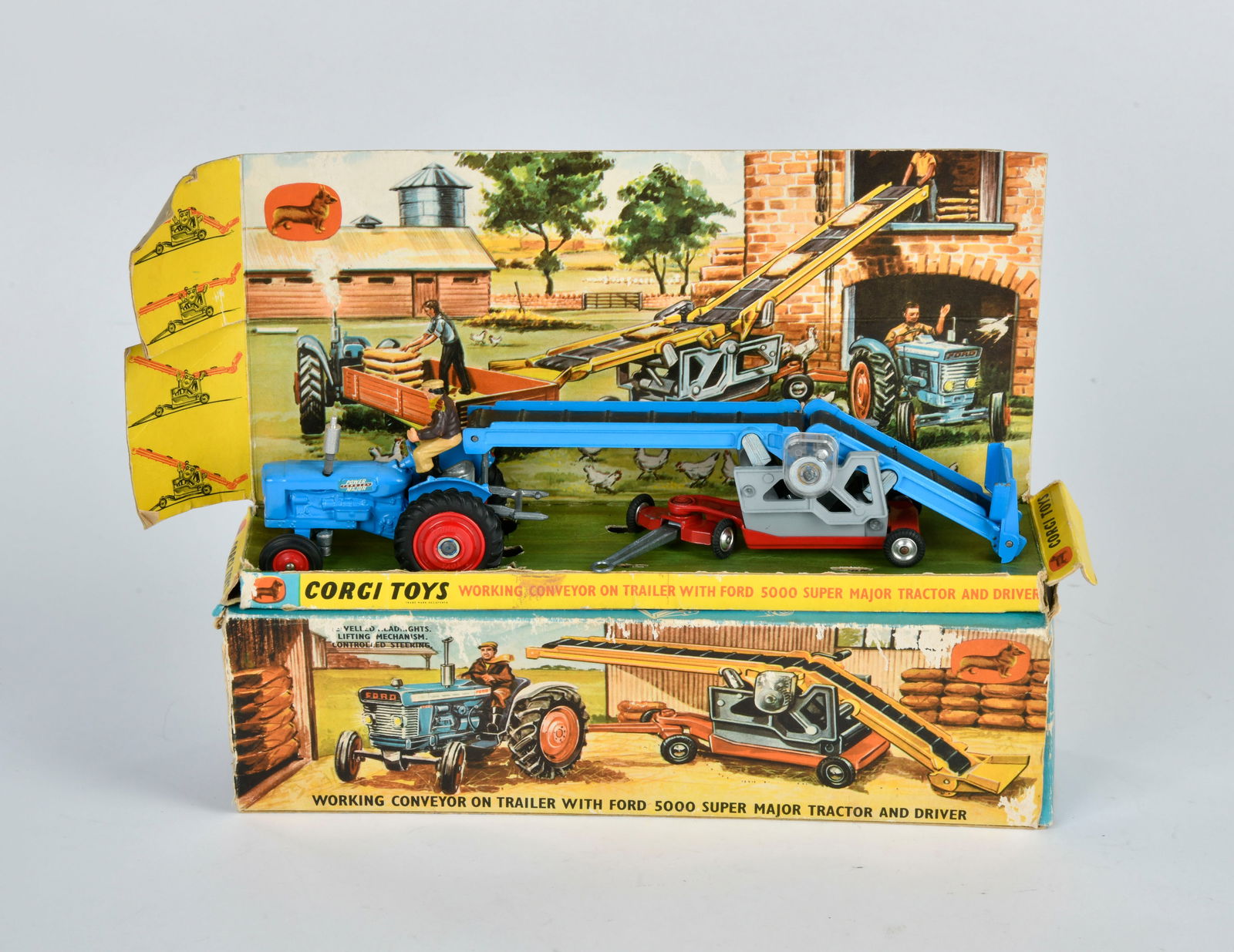 Corgi Toys, Gift Set 47, Working Conveyor with Ford 5000 (1 of 1)