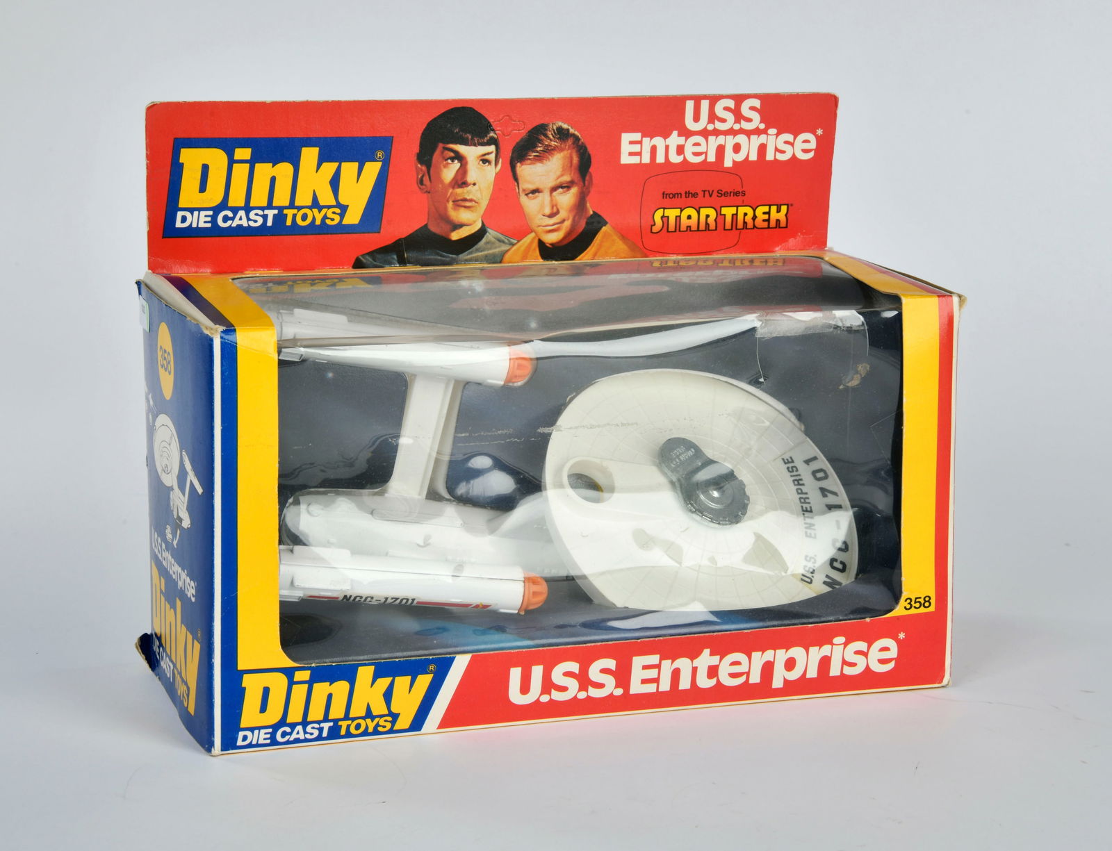 Dinky Toys, U.S.S. Enterprise 358: Dinky Toys, U.S.S. Enterprise 358, England, Druckguss, Okt Z 1-, Z 1-