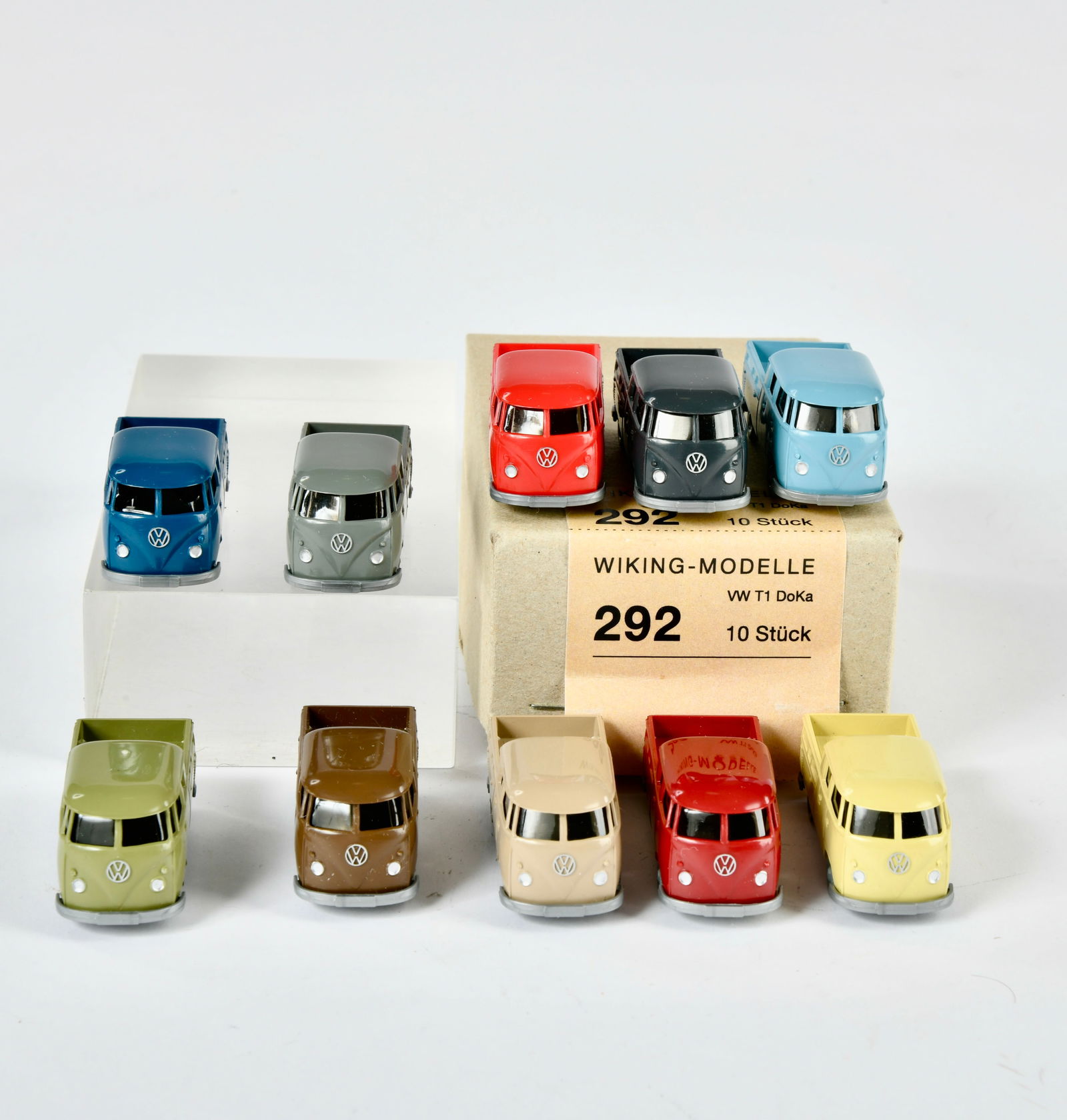 Wiking, Packung mit 10 x 292 VW T1 DoKa (1 of 1)