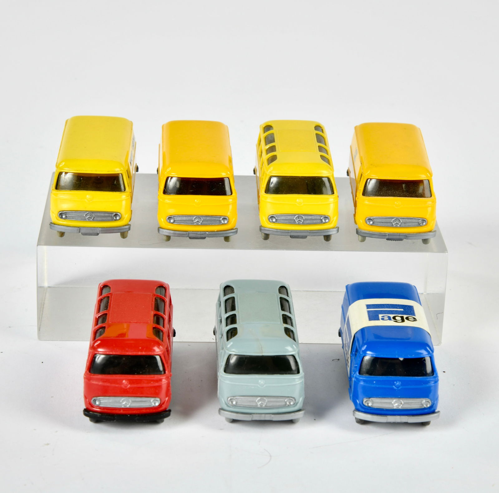 Wiking, Konvolut Fahrzeuge: Wiking, Konvolut Fahrzeuge, 406 MB L 319 Kasten Baumsymbol (Baum fehlt), 3 x 410, 404, 1004, MB Page, 1:90, Z 1-/2