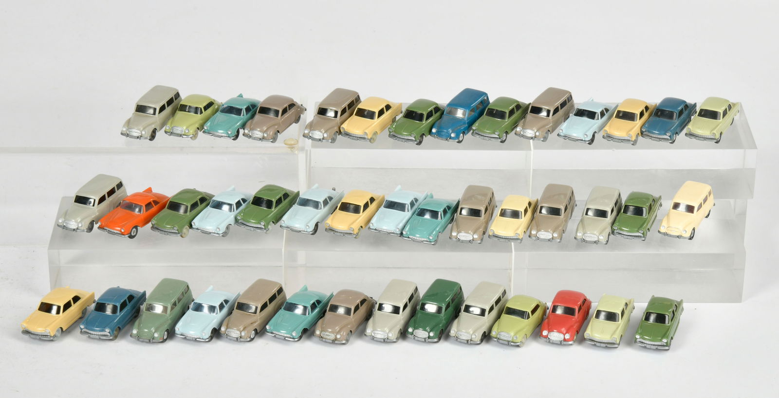 Wiking, Konvolut Fahrzeuge: Wiking, Konvolut Fahrzeuge: 43 x DKW (361-365), 1:90, Kst, Z 1-2