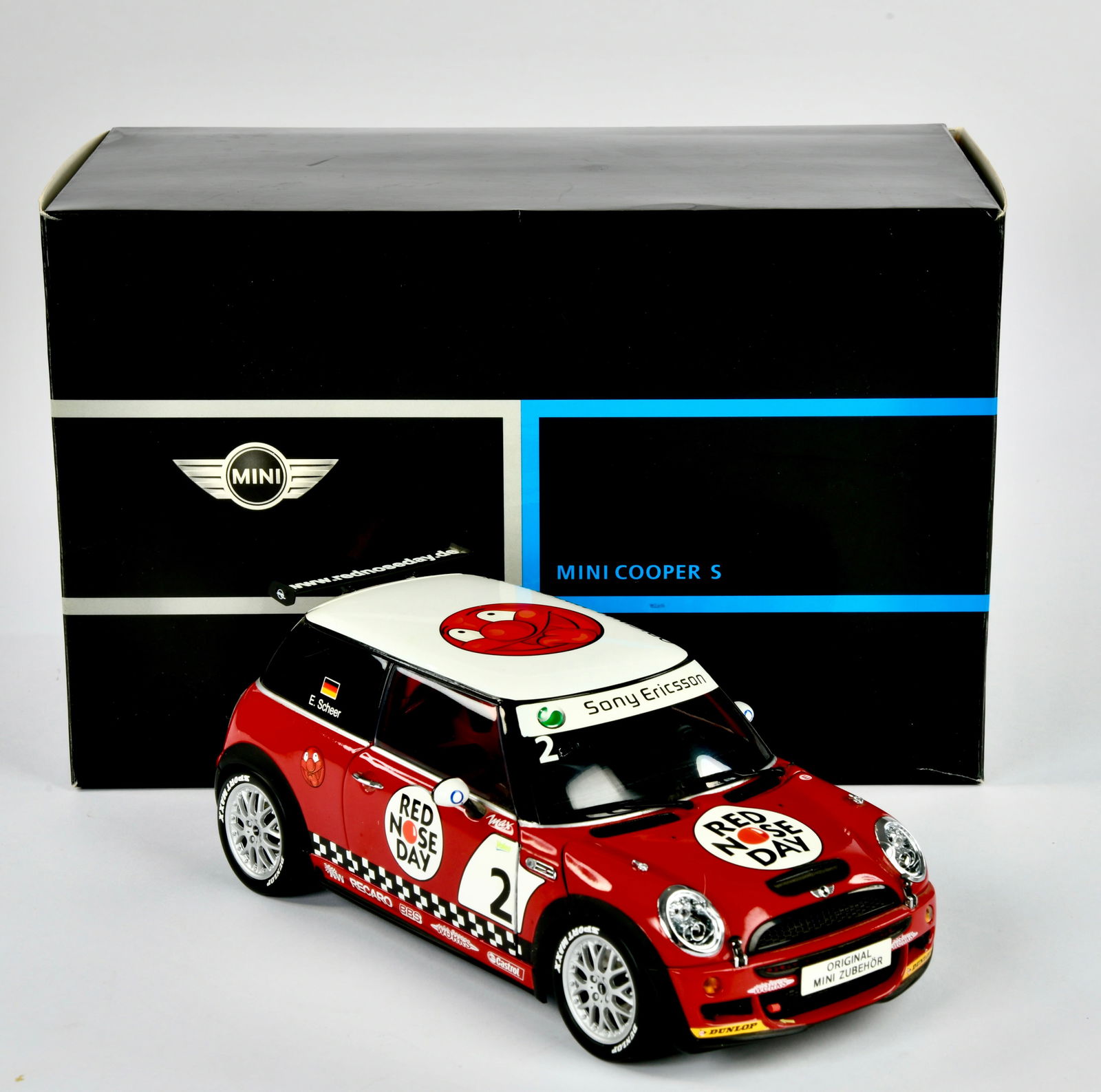 Mini Cooper S, Red Nose Day: Mini Cooper S, Red Nose Day, Sondermodell, 1:18, Z 1