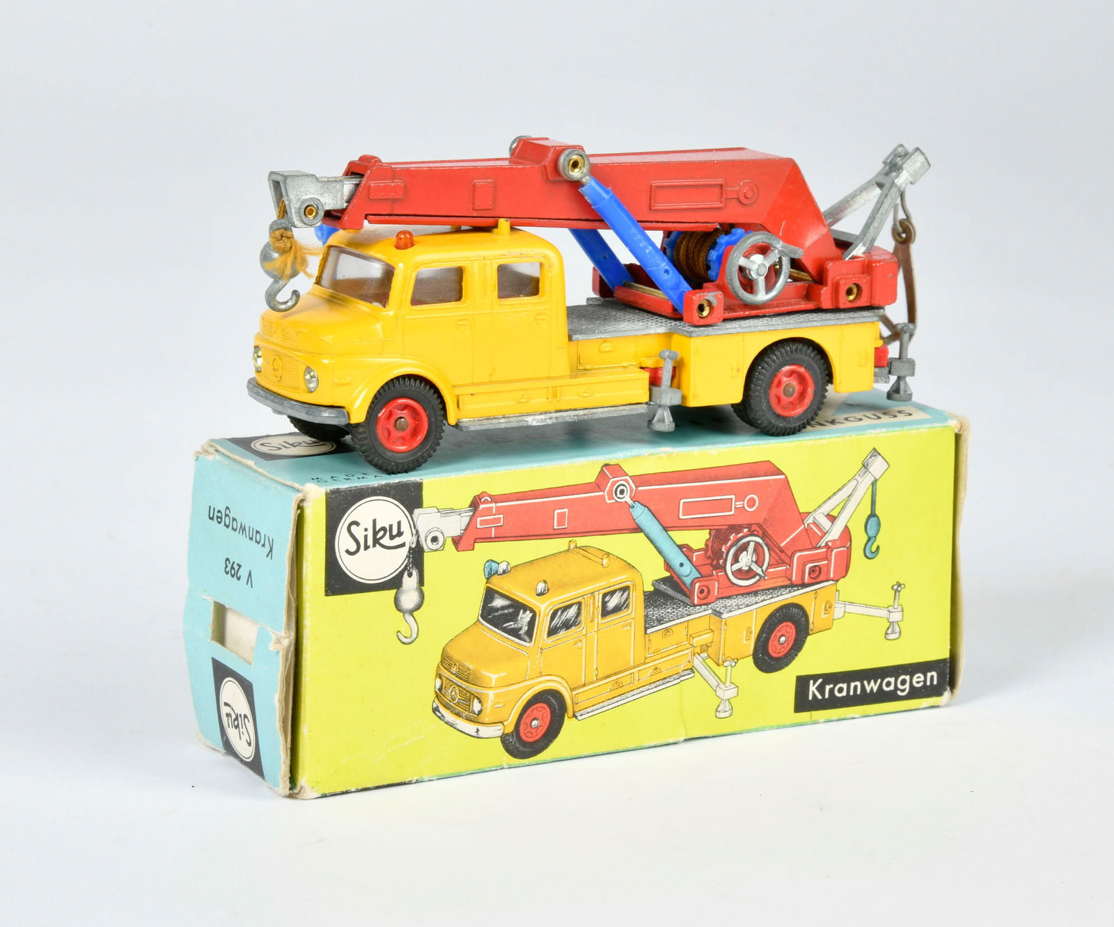 Siku, Kranwagen V 293: Siku, Kranwagen V 293, W.-Germany, 1:66, Druckguss, Okt Z 2, Z 2+