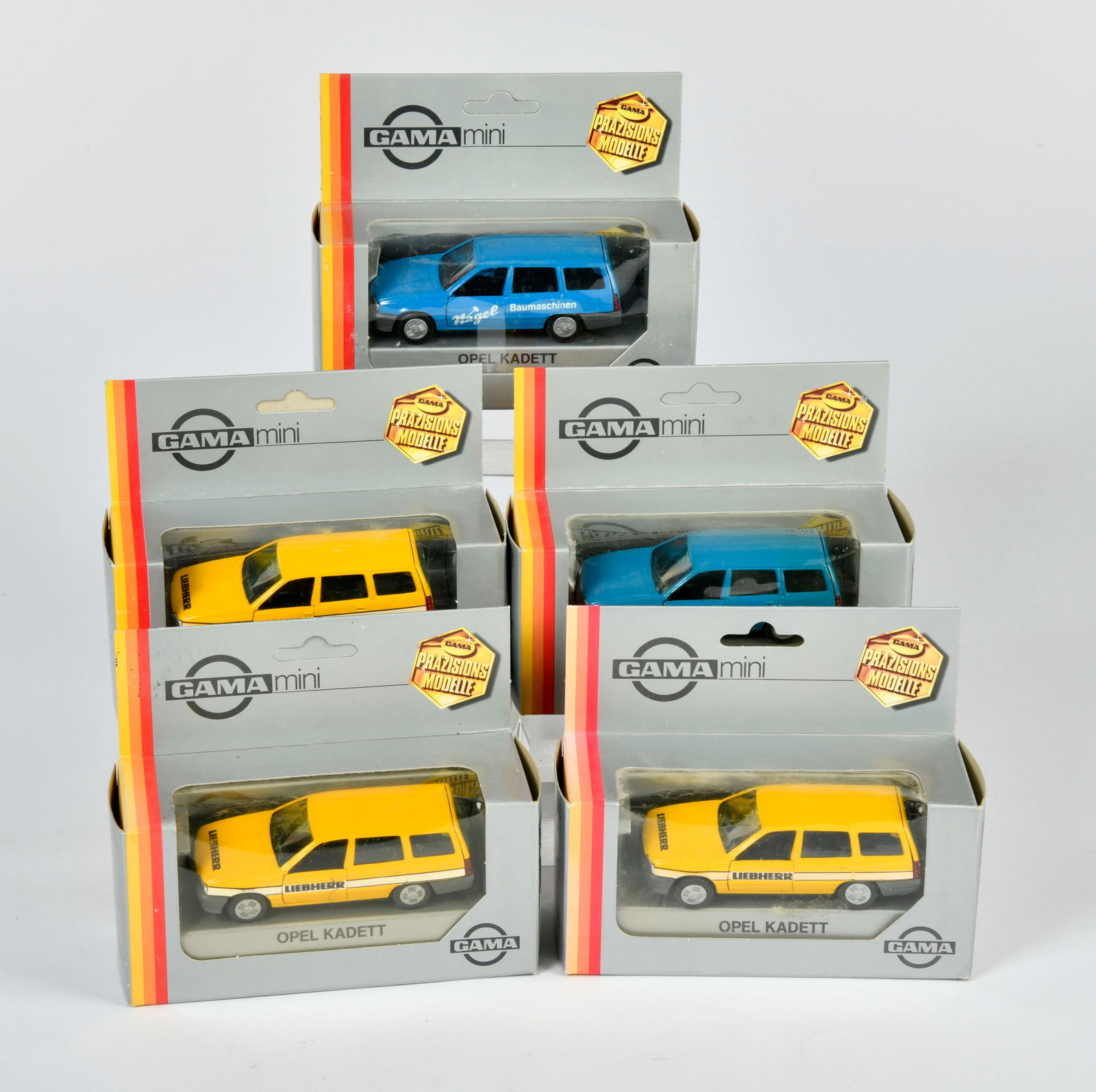 Gama Mini, 5 Fahrzeuge: Gama Mini, 5 Fahrzeuge, W.-Germany, 1:43, Okt, Z 1