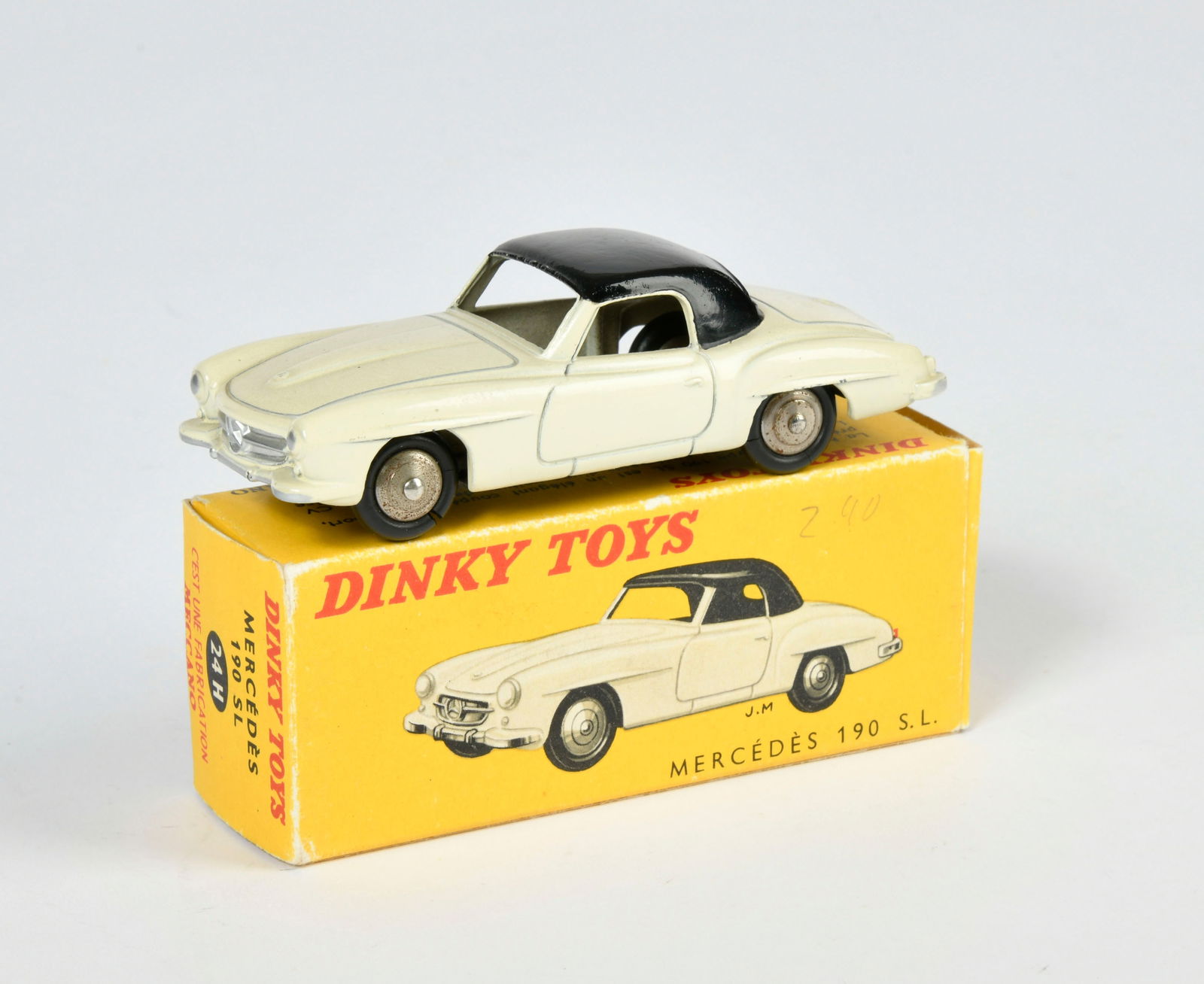 Dinky Toys, 24H Mercedes 190 SL (1 of 1)