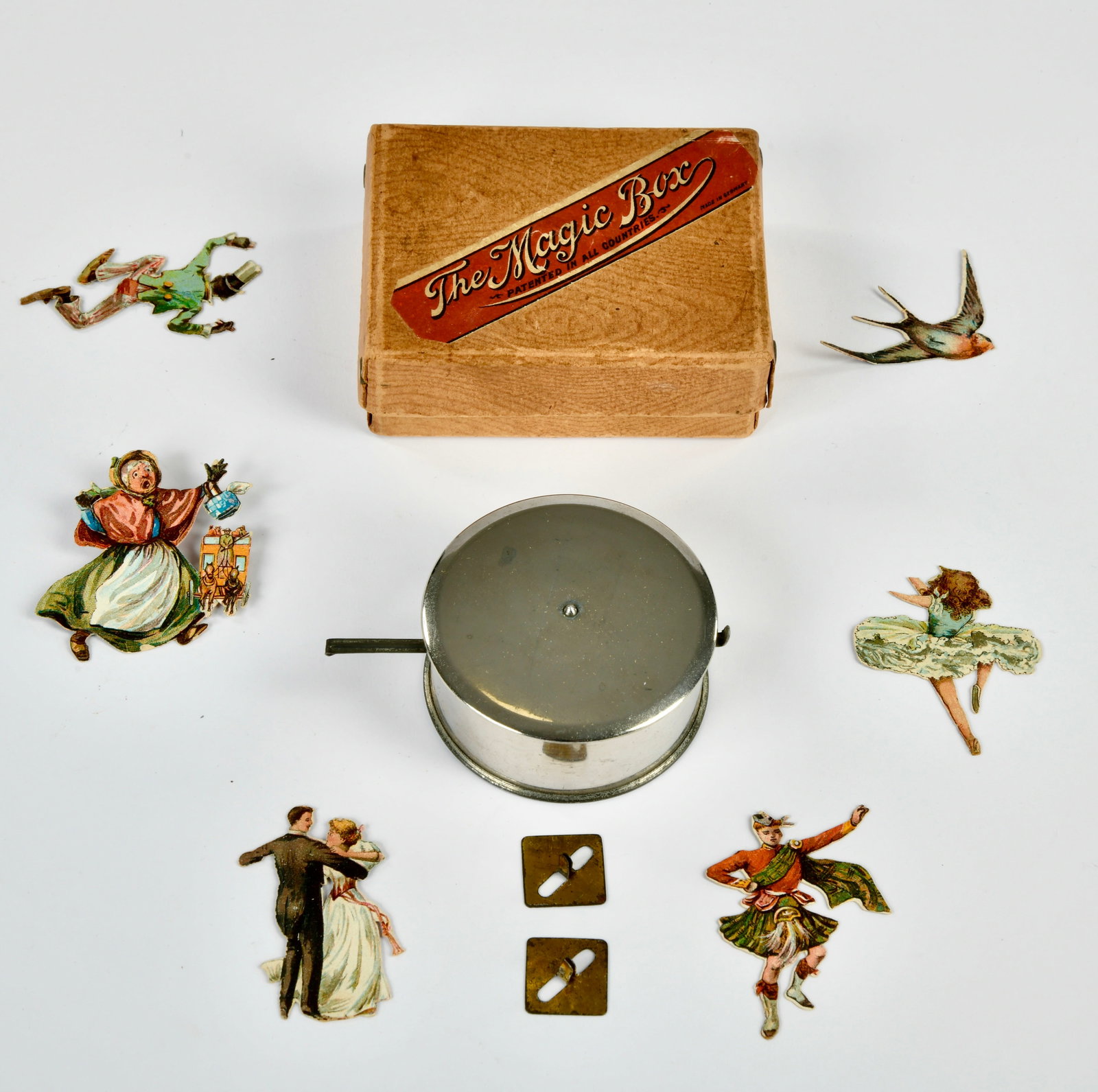 Schoenner, The Magic Box: Schoenner, The Magic Box, Germany VK, 9 cm, Funktion ok, Okt, Z 1-2