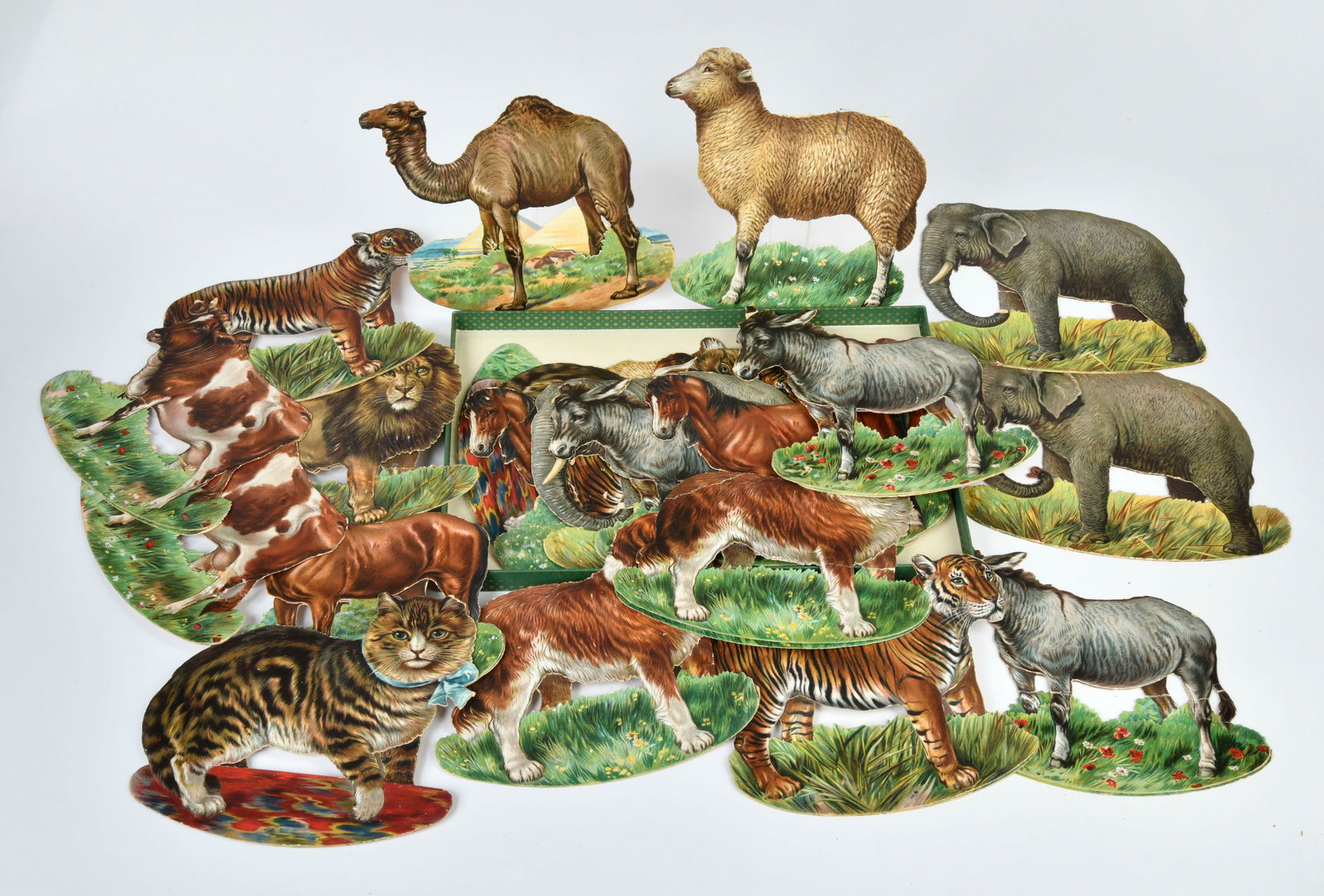 Raphael Tuck & Sons, 24 Wild- und Haustiere (Papierantiquitaten, Aufsteller) (1 of 1)