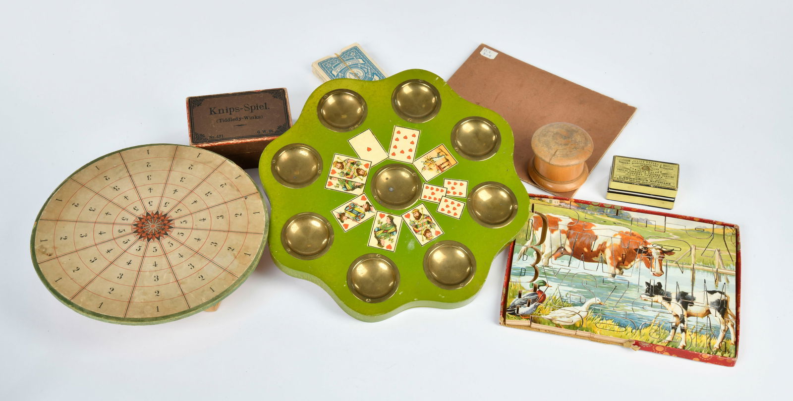 Gustav Weise u.a., Konvolut Spielaccessoirs: Gustav Weise u.a., Konvolut Spielaccessoirs, meist Germany VK, teilw. Fehlteile, bitte besichtigen