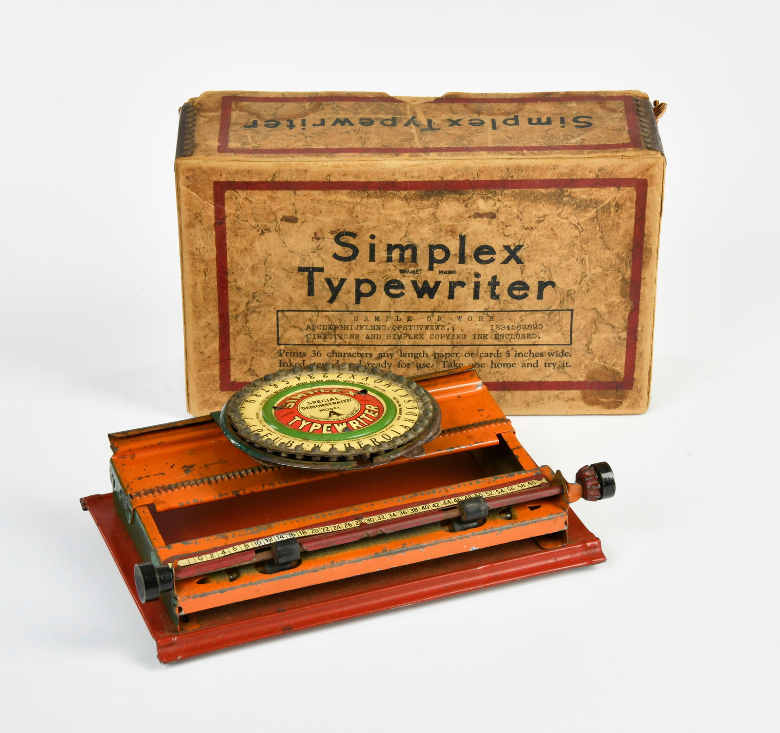 Simplex, Kinderschreibmaschine Model A (1 of 1)