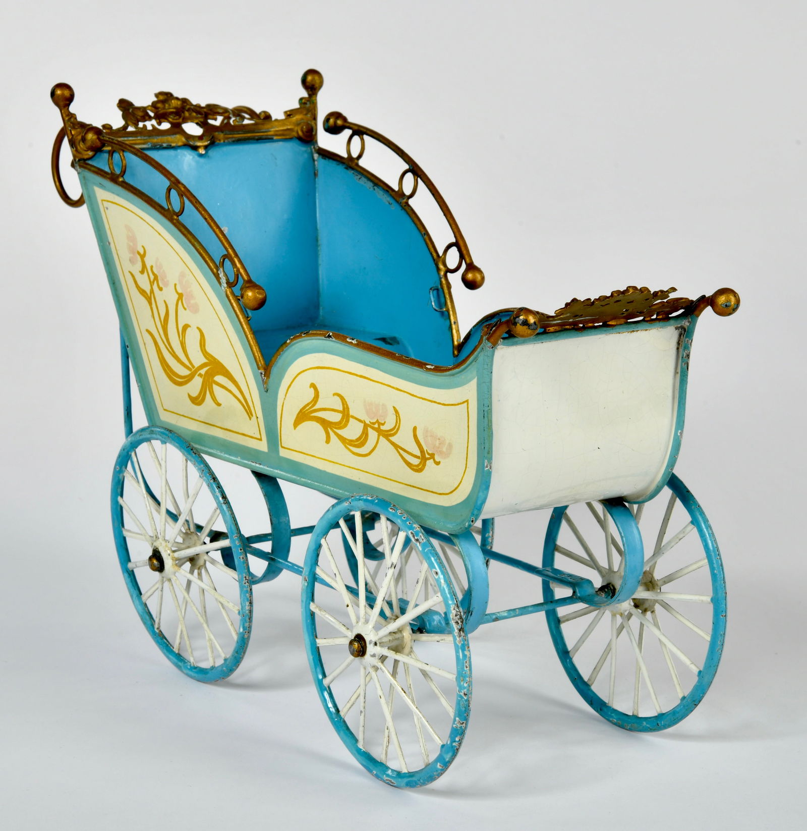 Marklin, Kinderwagen: Marklin, Kinderwagen, Germany VK, 30 x 11 x 21 cm, vereinzelt LM, sonst sehr schoner Originalzustand