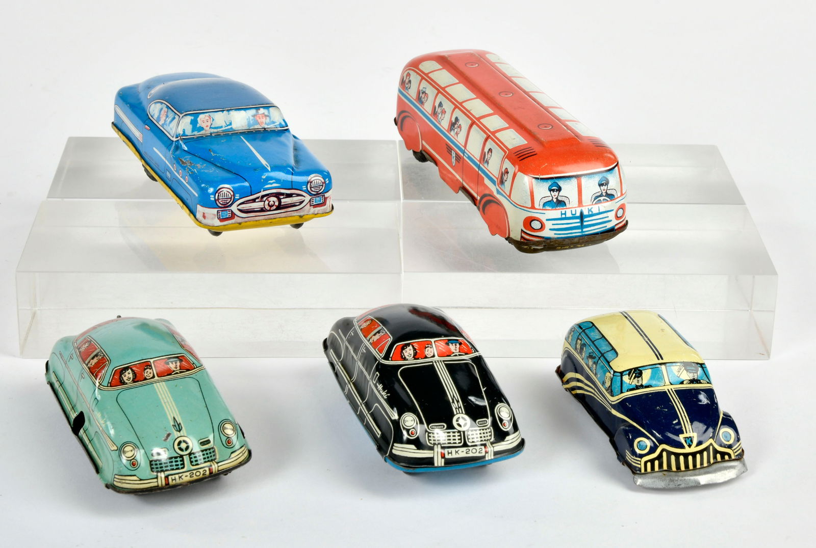 Huki, 5 Fahrzeuge: Huki, 5 Fahrzeuge, W.-Germany, 7-12 cm, Z 2