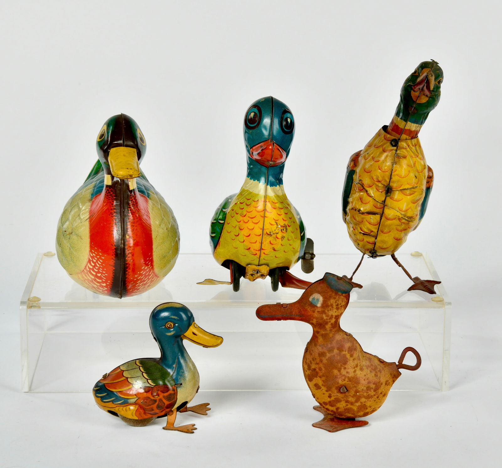 5 Enten: 5 Enten, Germany u.a., 9-20 cm, Blech, Z 1-4