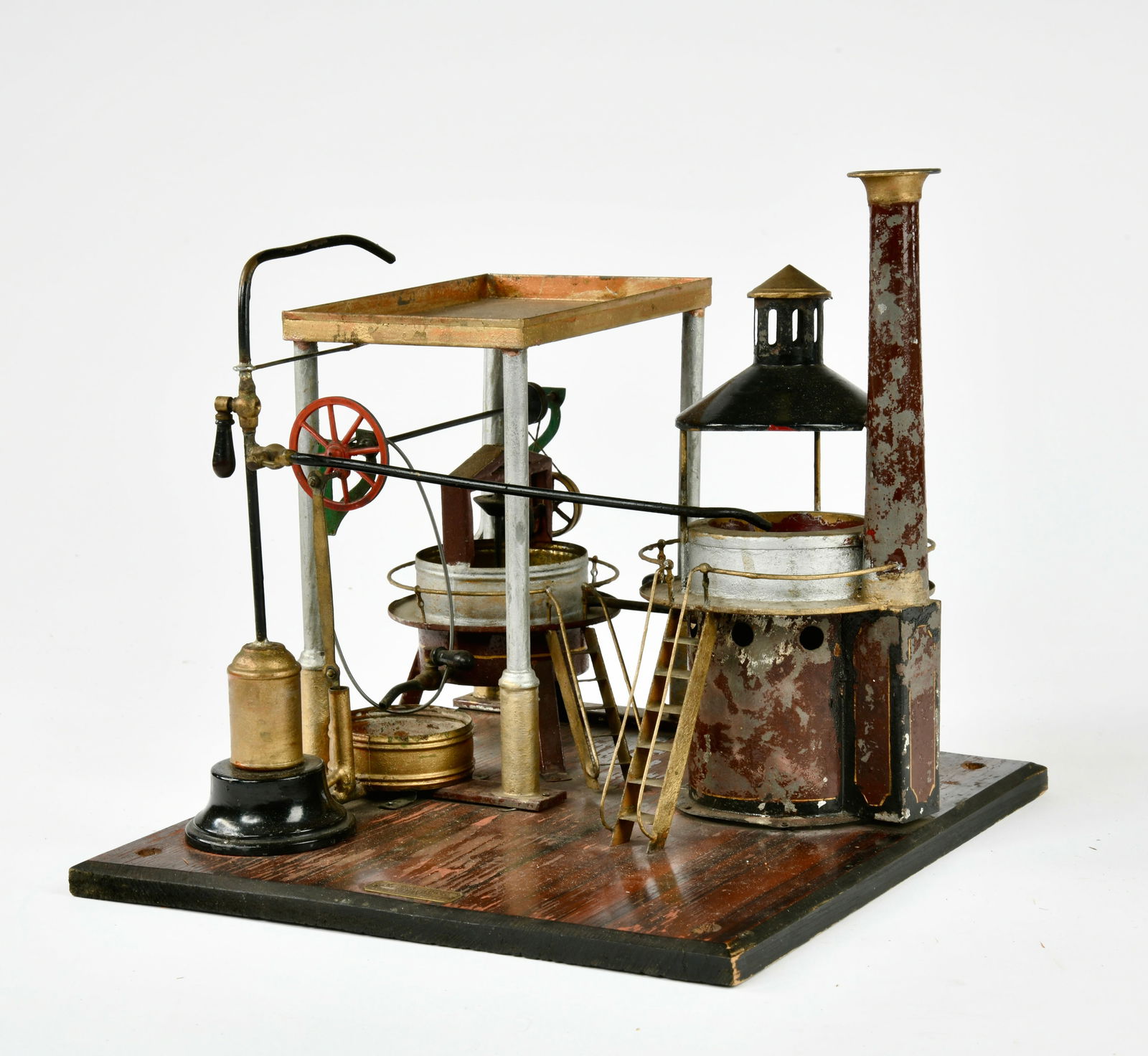 Plank, Brauerei Dampfmaschine: Plank, Brauerei Dampfmaschine, Germany VK, 28x30x26 cm, in Holzbox, LM