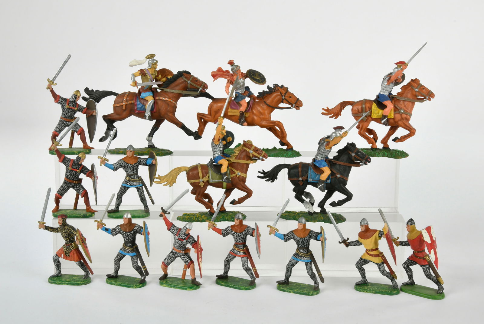 Elastolin/Preiser, 10 Normannen und 5 Reiter (1 of 1)