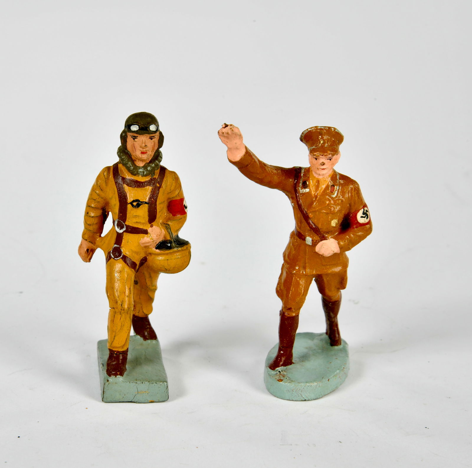 Lineol, Elastolin, Pilot & SA Mann: Lineol, Elastolin, Pilot & SA Mann, Germany VK, 7,5 cm, Masse, Z 1-