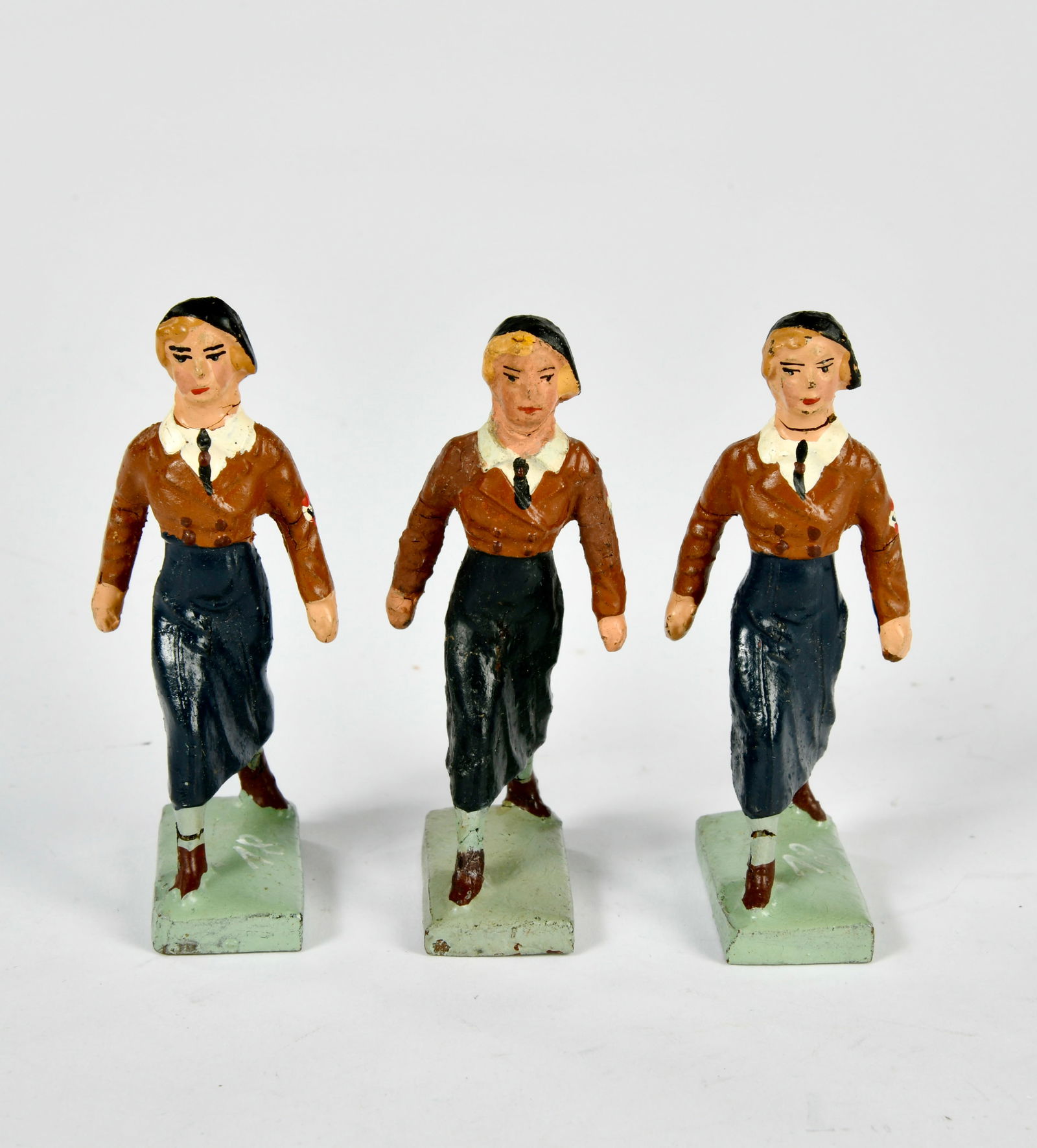 Elastolin, 3 BDM Madchen (1 of 1)