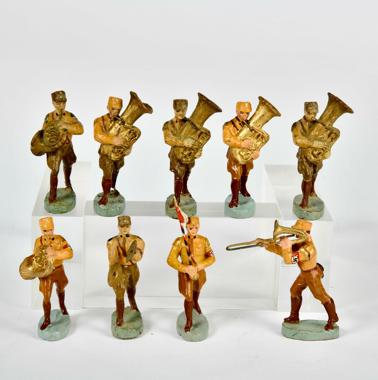 Lineol, Elastolin, 9 SA Musiker (1 of 1)