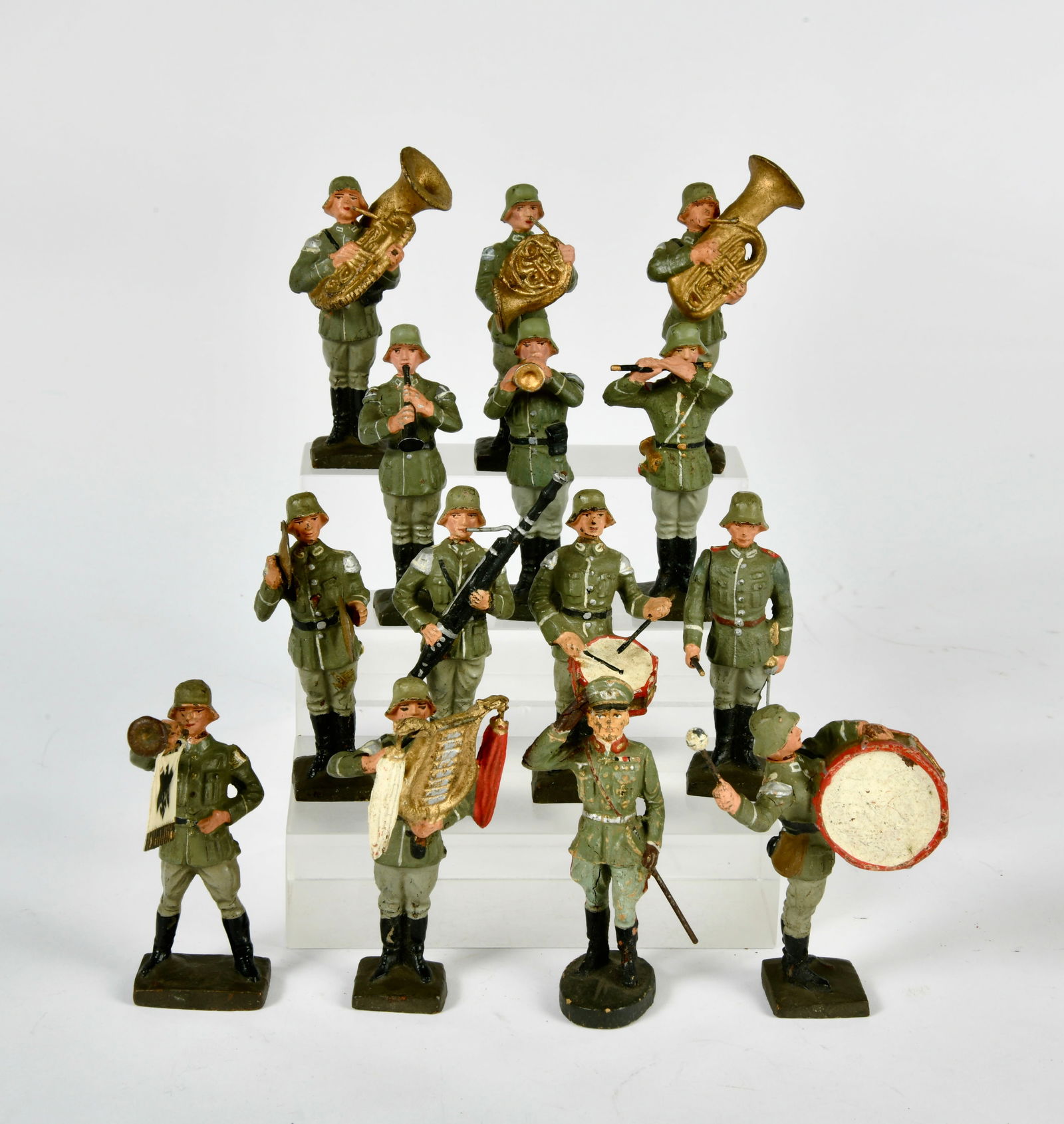 Elastolin, Lineol, musizierende Soldaten (1 of 1)