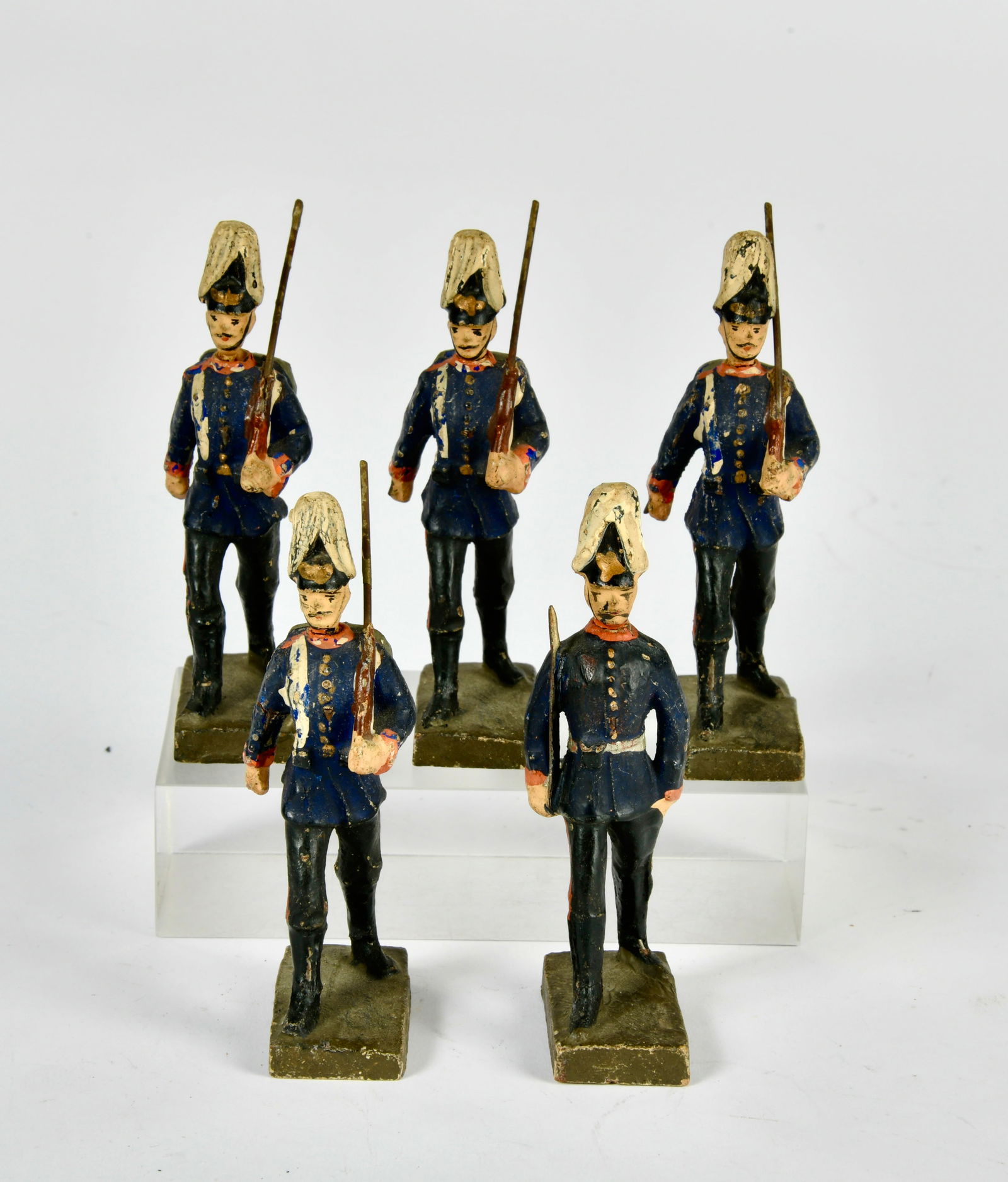 Lineol, 5 Soldaten (1 of 1)