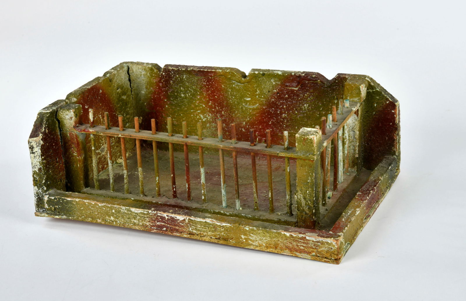 Gottschalk, Gehege Kafig: Gottschalk, Gehege Kafig, Germany VK, 33x22,5x13 cm, Holz, schoner Originalzustand