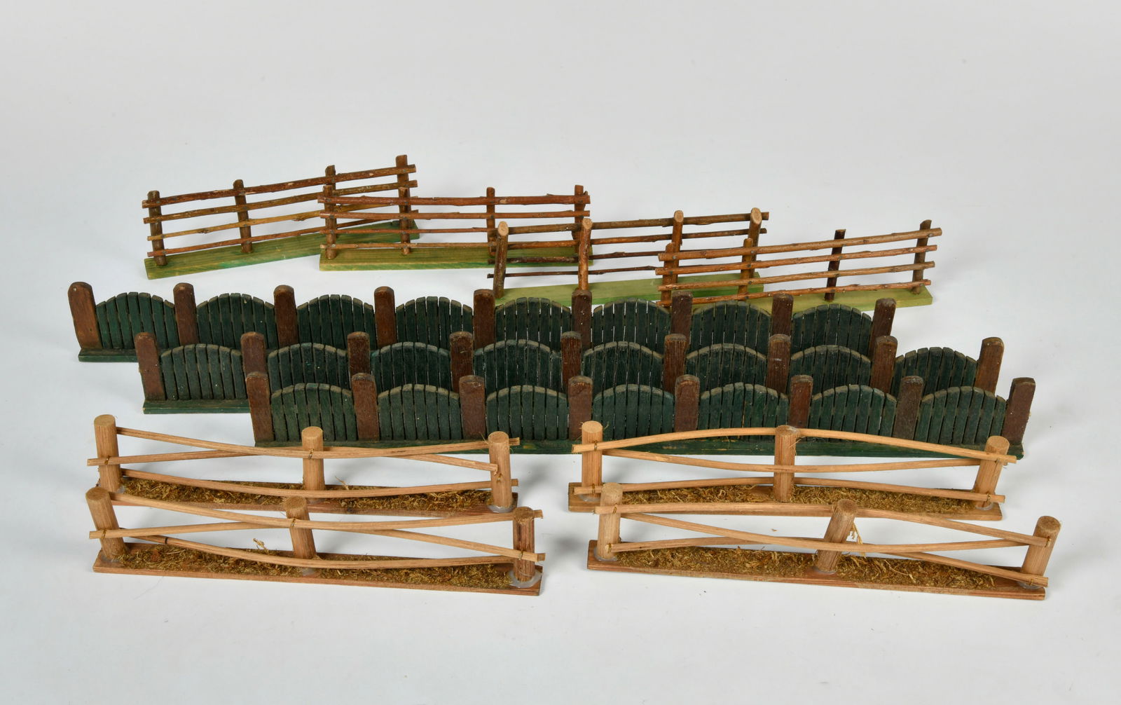 Elastolin, Zaune, Gehege: Elastolin, Zaune, Gehege, 15-54 cm, Holz, Z 1-2