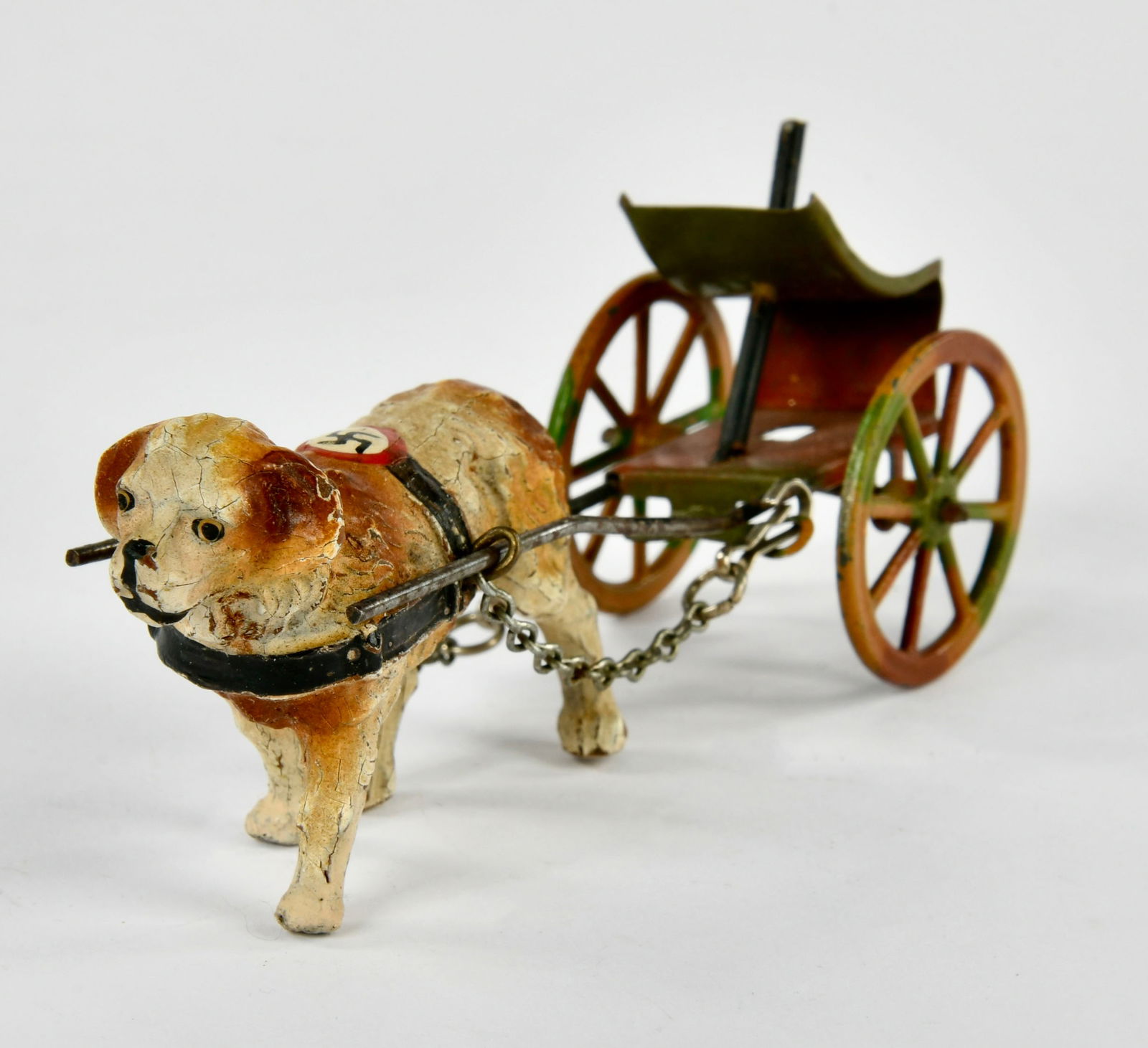 Elastolin, SA Paukerwagen: Elastolin, SA Paukerwagen, Germany VK, 7,5 cm, Masse, ohne Trommler, Z 1-2