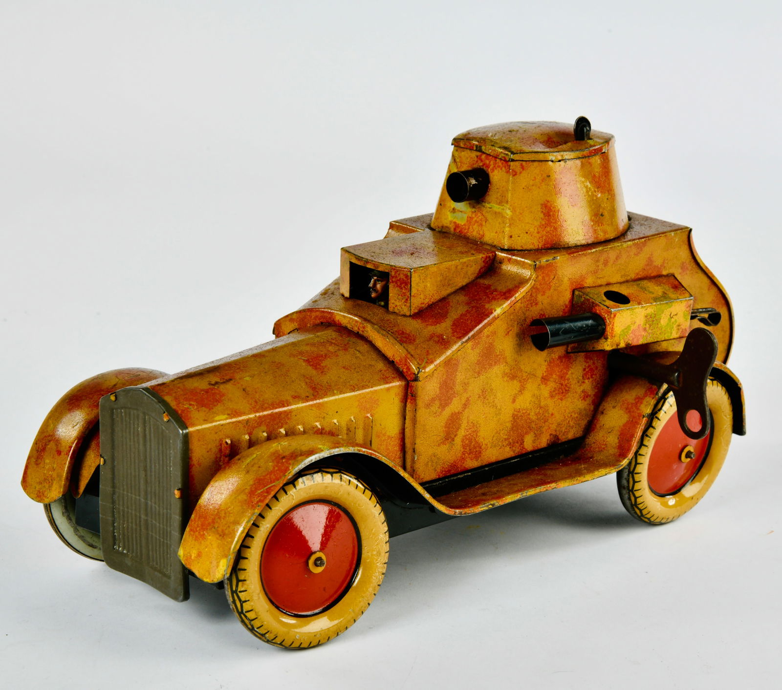 Arnold, Panzerauto: Arnold, Panzerauto, Germany VK, 25 cm, Blech, UW ok, schiesst, aber Reifen drehen nicht, LM, Z 2-