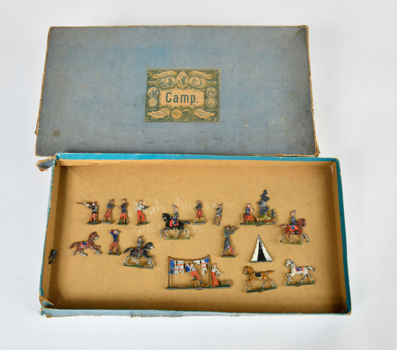 Zinnfiguren Set Camp Lager (1 of 1)