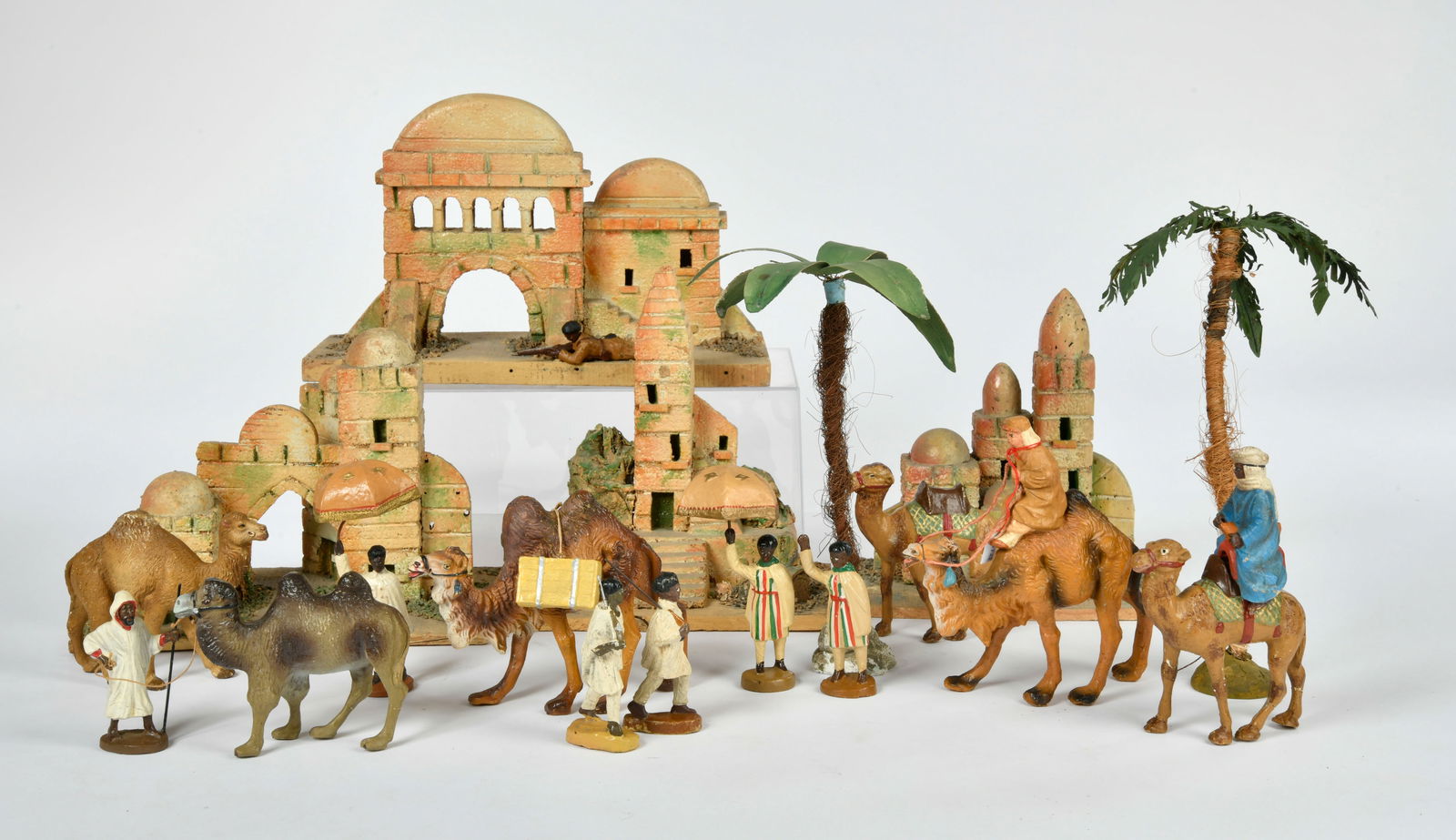 G.J. Belgium u.a., Arabien Diorama, Figuren, Hauser usw. (1 of 1)