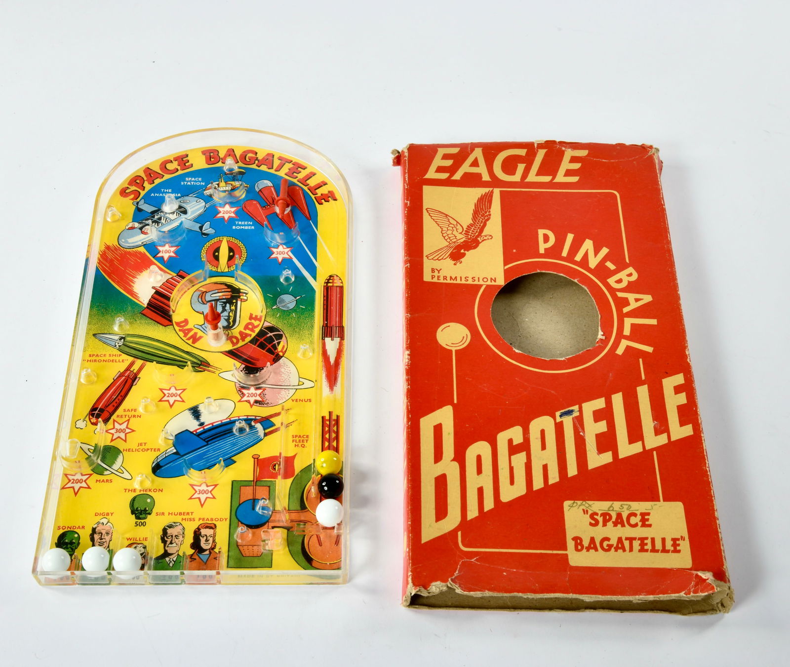 Mettoy, Dan Dare Space Bagatelle Pin-Ball (1 of 1)