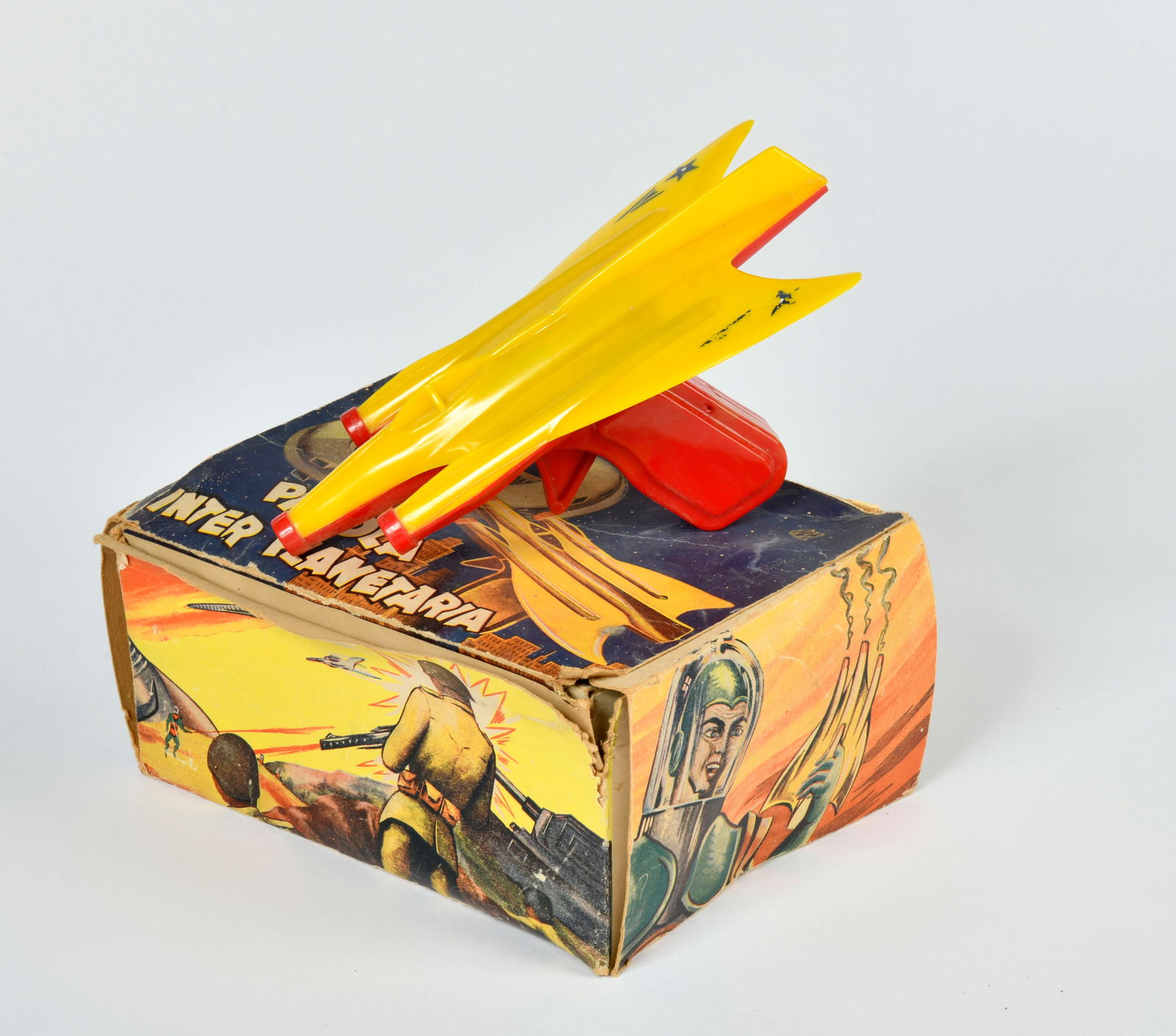 Pistola Inter Planetaria: Pistola Inter Planetaria, Spain, 20 cm, Kst, Raketen fehlen, min LM, Okt. Z 3, Z 2