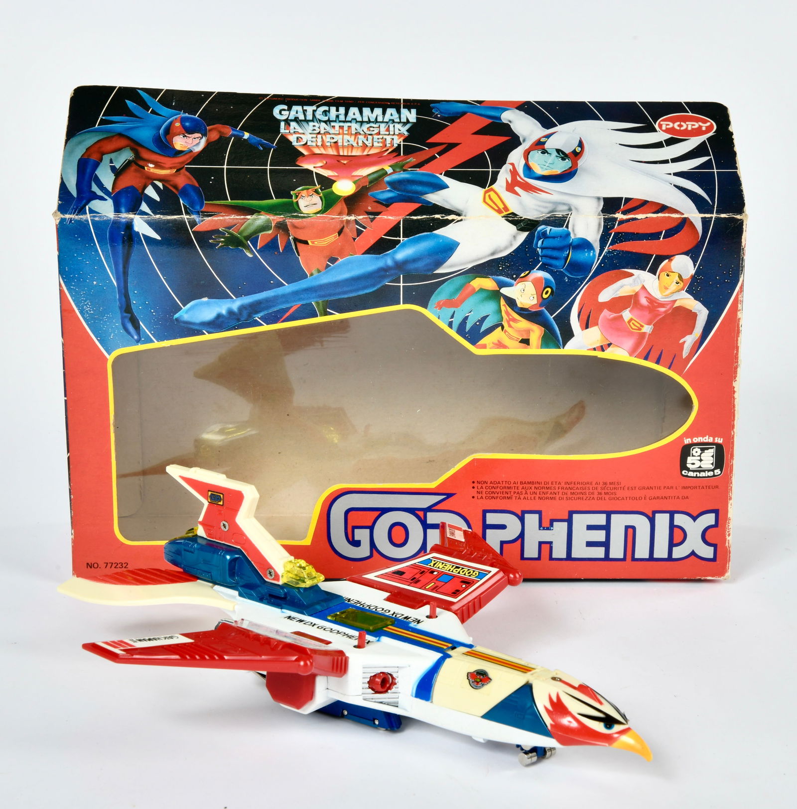 Popy Gatchaman, God Phenix: Popy Gatchaman, God Phenix, 25 cm, Druckguss, Okt. Z 2, Z 1