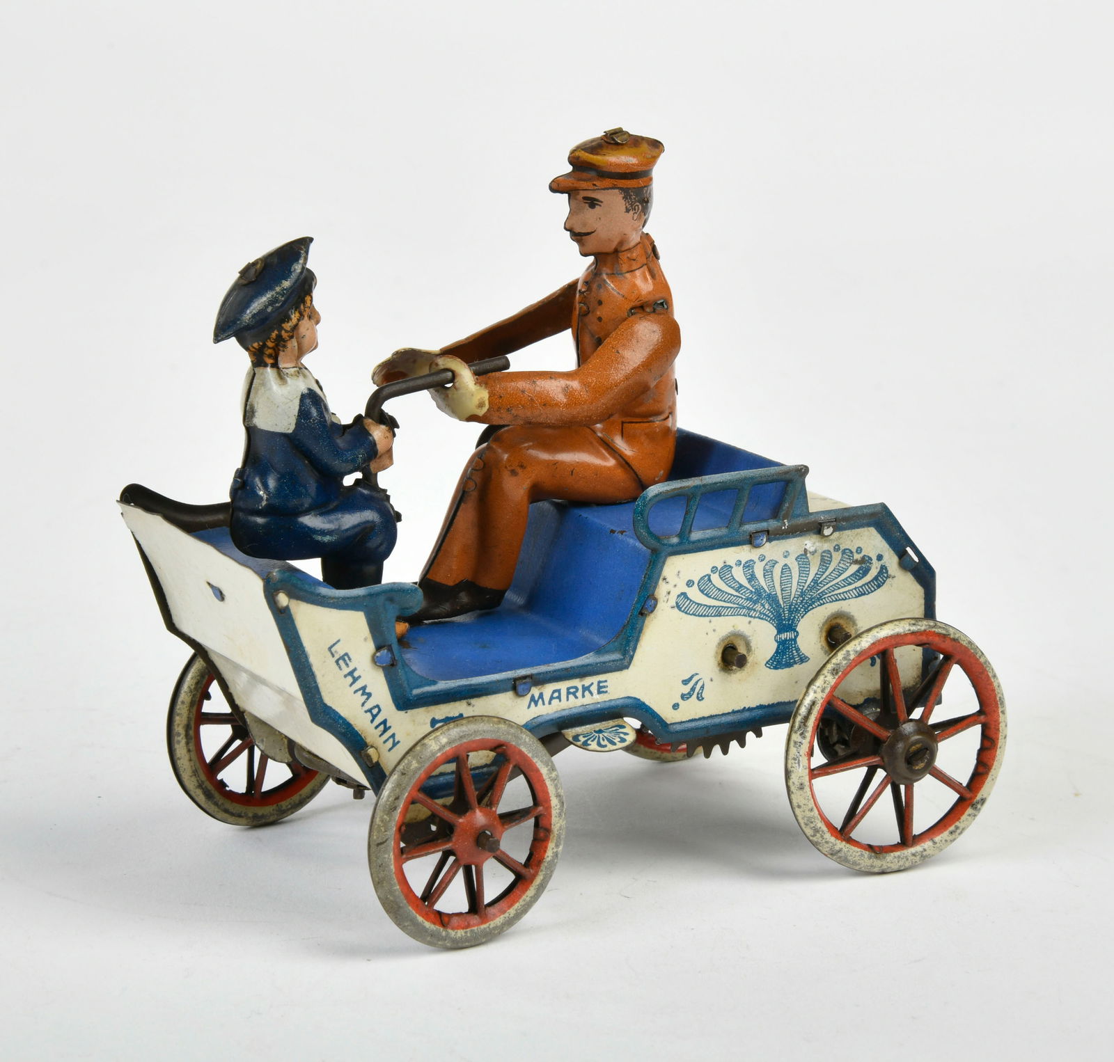 Lehmann, Ruppiger Junge: Lehmann, Ruppiger Junge, Germany VK, 13 cm, Blech, UW ok, Arm ersetzt, sonst Z 2