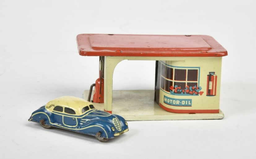Fischer, Penny Toy Tankstelle mit Auto (1 of 1)