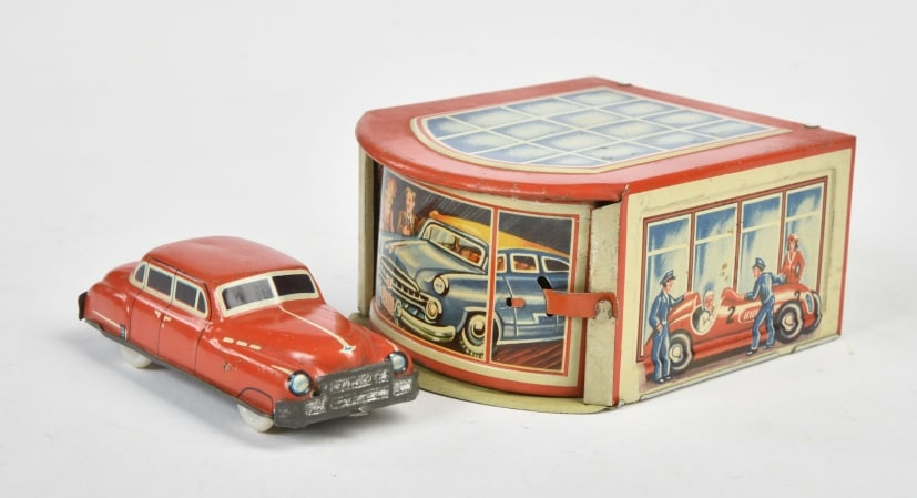 Fischer, Garage mit Auto (1 of 1)