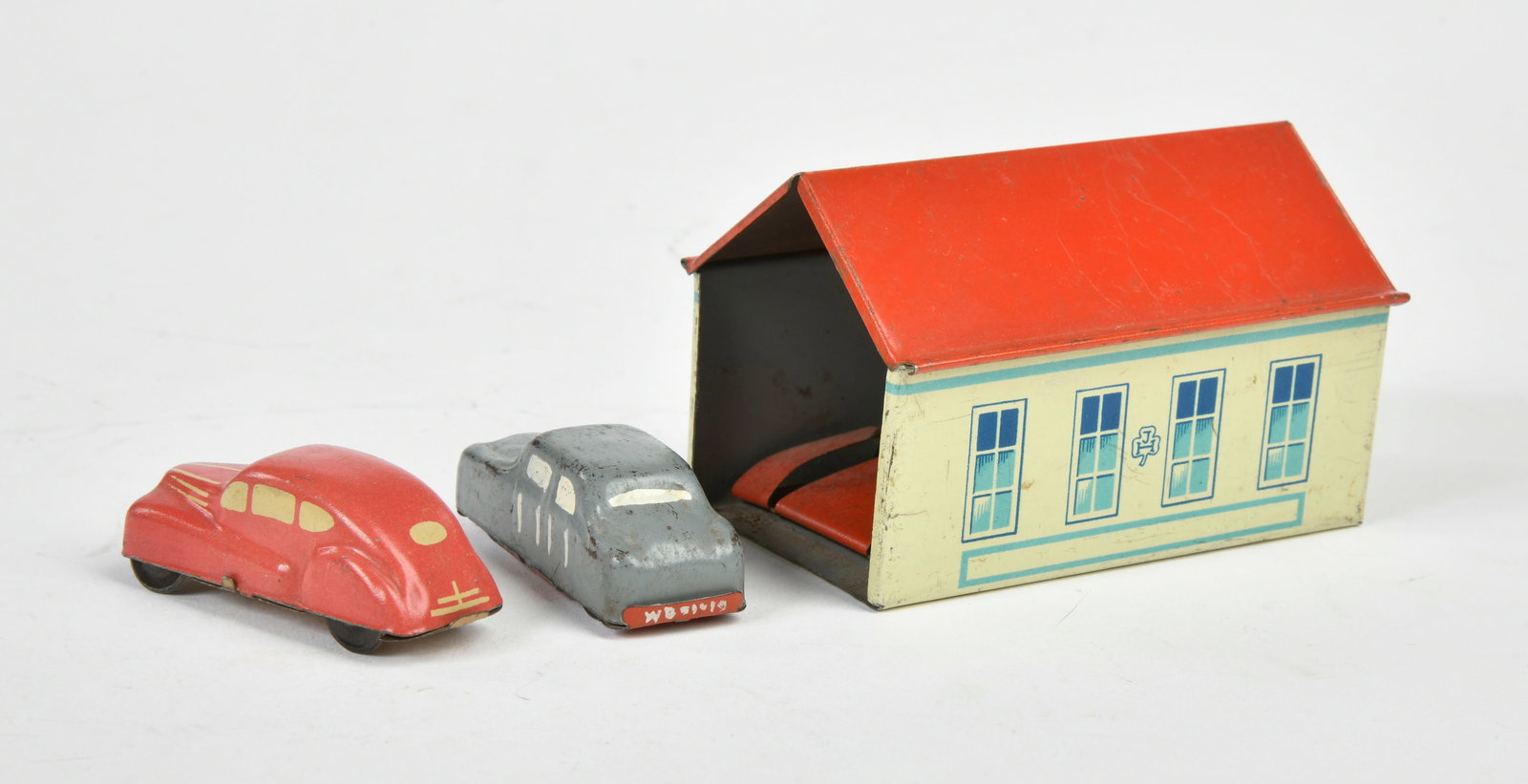 Hofler, Penny Toy Garage mit 2 Autos (1 of 1)