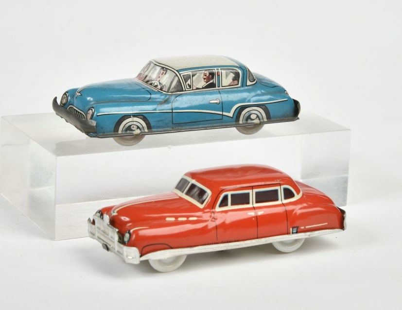 Fischer, 2 Autos: Fischer, 2 Autos, W.-Germany, 9 cm, 1x Friktionsantrieb, Z 1-2