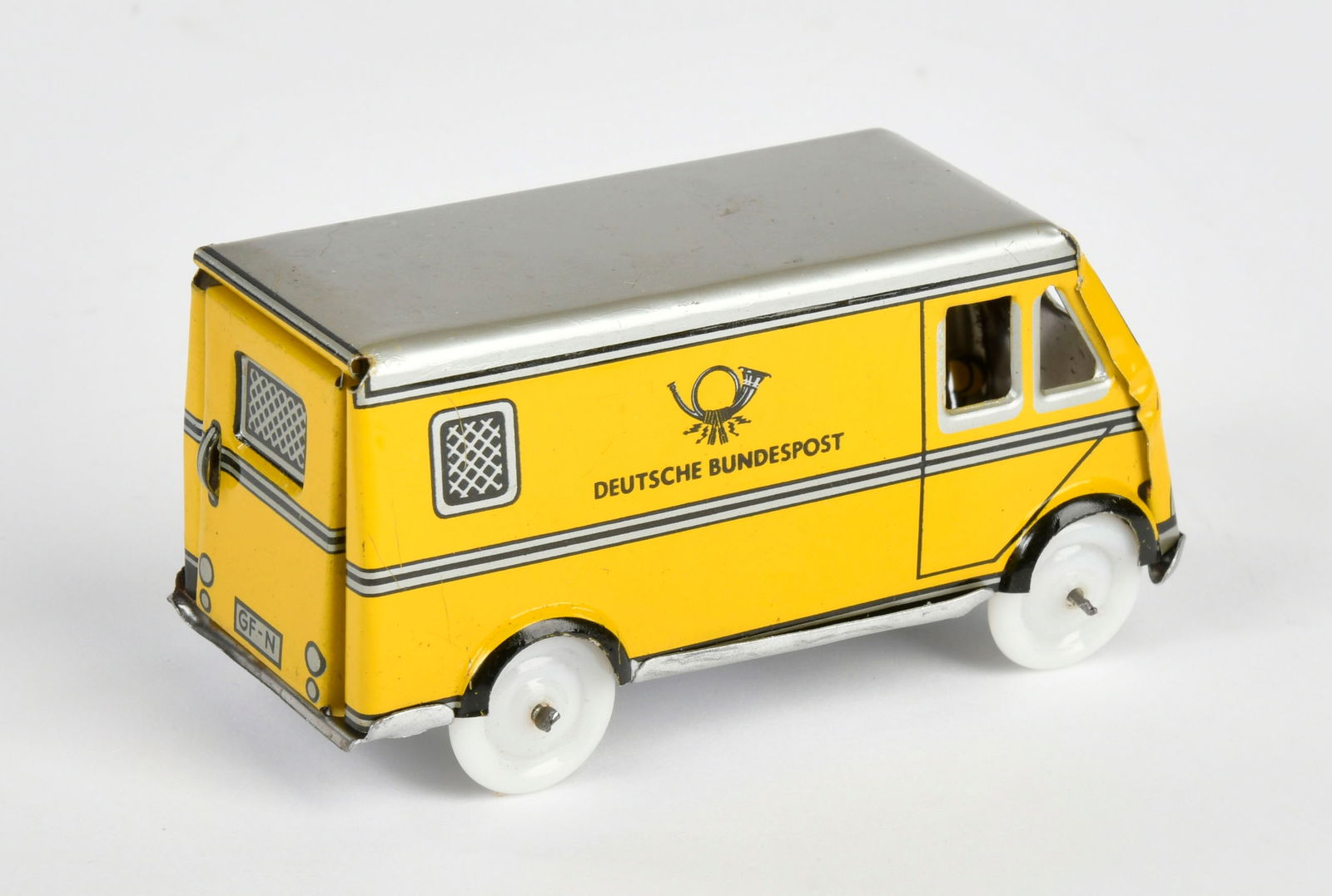 Fischer, Lieferwagen Deutsche Bundespost: Fischer, Lieferwagen Deutsche Bundespost, W.-Germany, 8,5 cm, Z 1-2