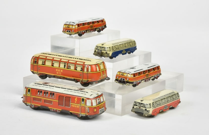 Fischer u.a., Schienenbusse & Strassenbahnen: Fischer u.a., Schienenbusse & Strassenbahnen, Germany, 10-11 cm, Z 1-2