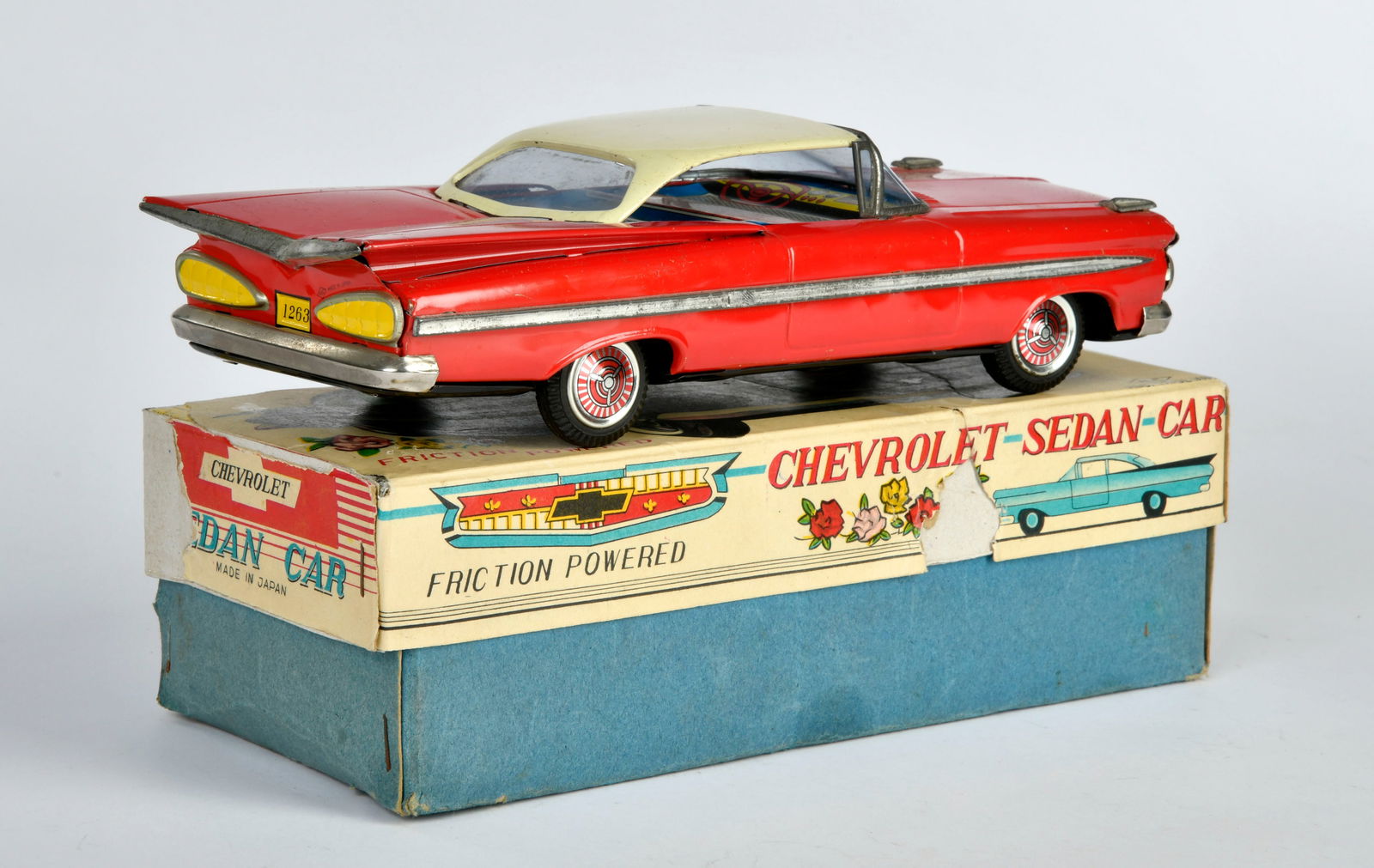 ASC, Chevrolet: ASC, Chevrolet, Japan, 25 cm, Friktion ok, Okt repariert Z 2, min. LM, Z 2+