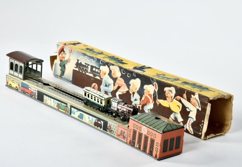 Arnold, Wendebahn: Arnold, Wendebahn, US Z. Germany, 38 cm, Blech, UW schwergangig, min. LM, Okt Z 3, Z 2