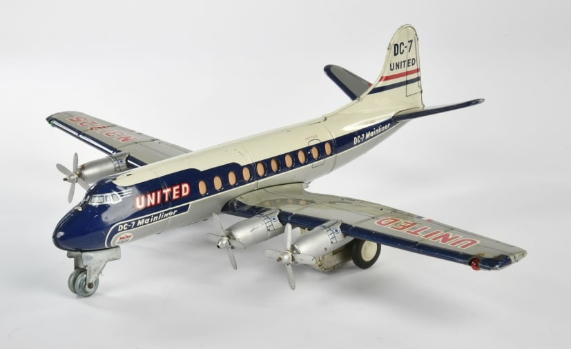 TN, Flugzeug United Airline DC-7 Mainliner (1 of 2)